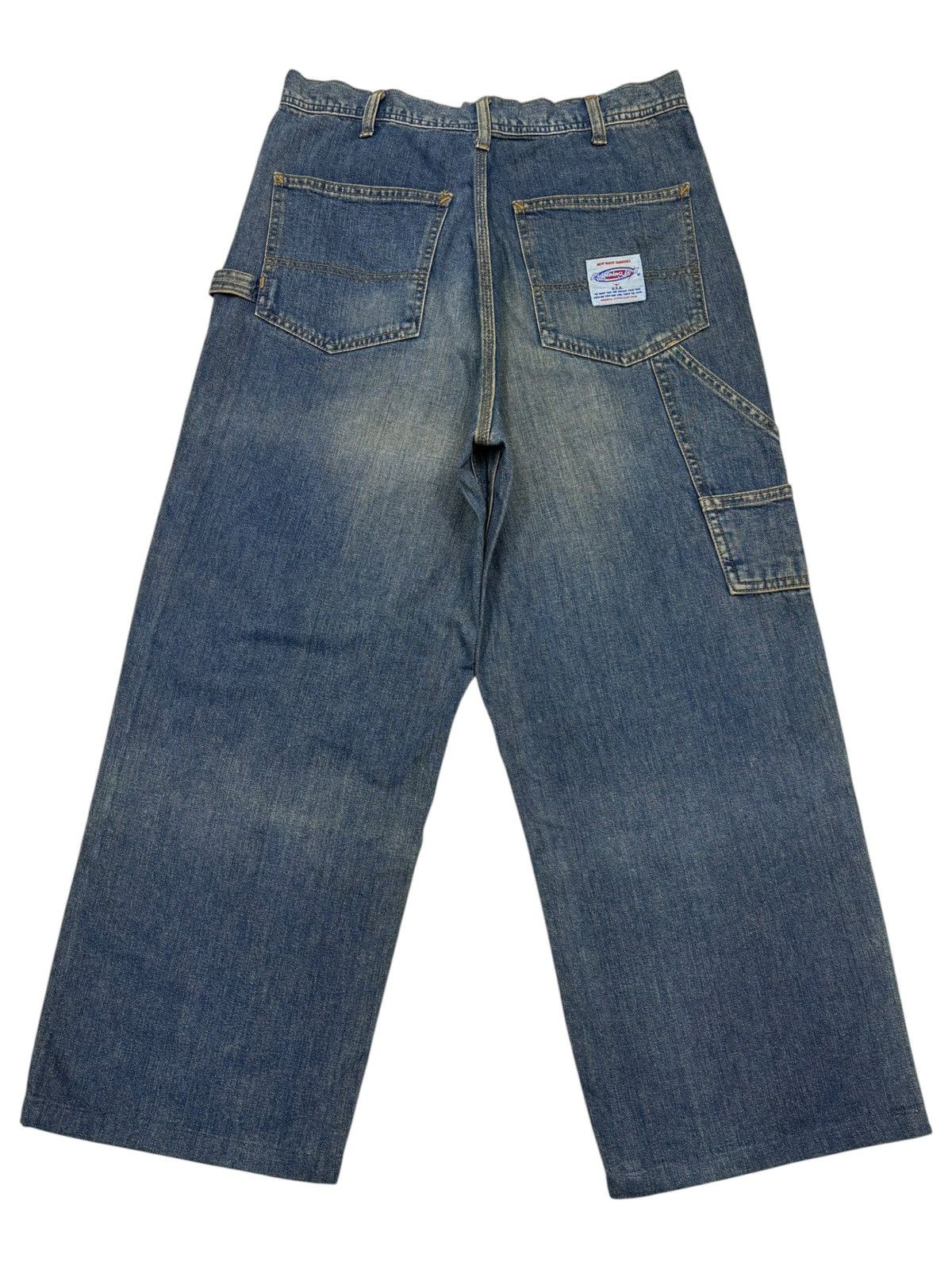 Undercover LIGHTNING BOLT BAGGY CARPENTER DENIM JEANS Size US 32 / EU 48 - 7 Thumbnail