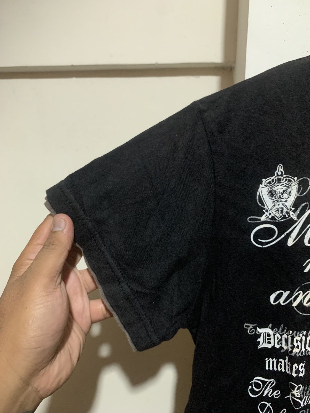 14th Addiction Japanese Sirmione Double Layer Seditionaries Poem Tee Shirt Size US M / EU 48-50 / 2 - 2 Thumbnail