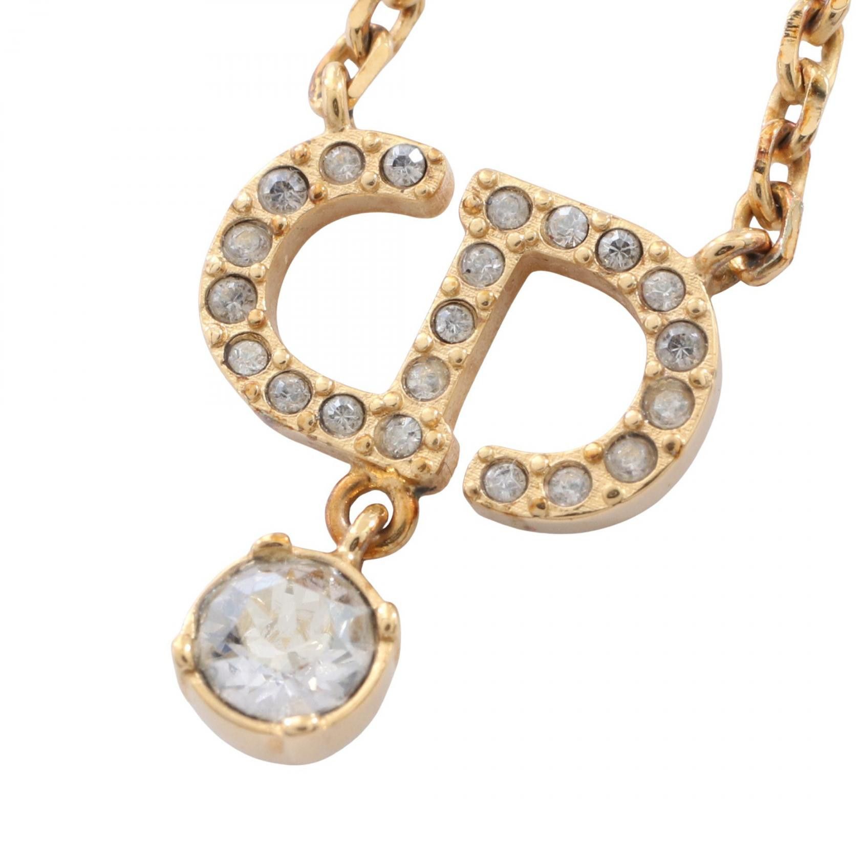 Dior Dior Dior PETIT CD Necklace Metal Necklace DUTY FREE for USA Size ONE SIZE - 1 Thumbnail