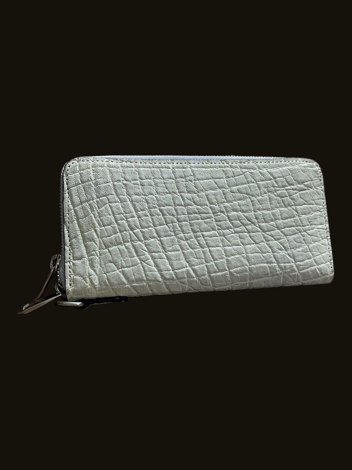 Isamu Katayama Backlash Genuine Elephant Skin Leather Round Fastener Long Wallets Size ONE SIZE - 2 Thumbnail