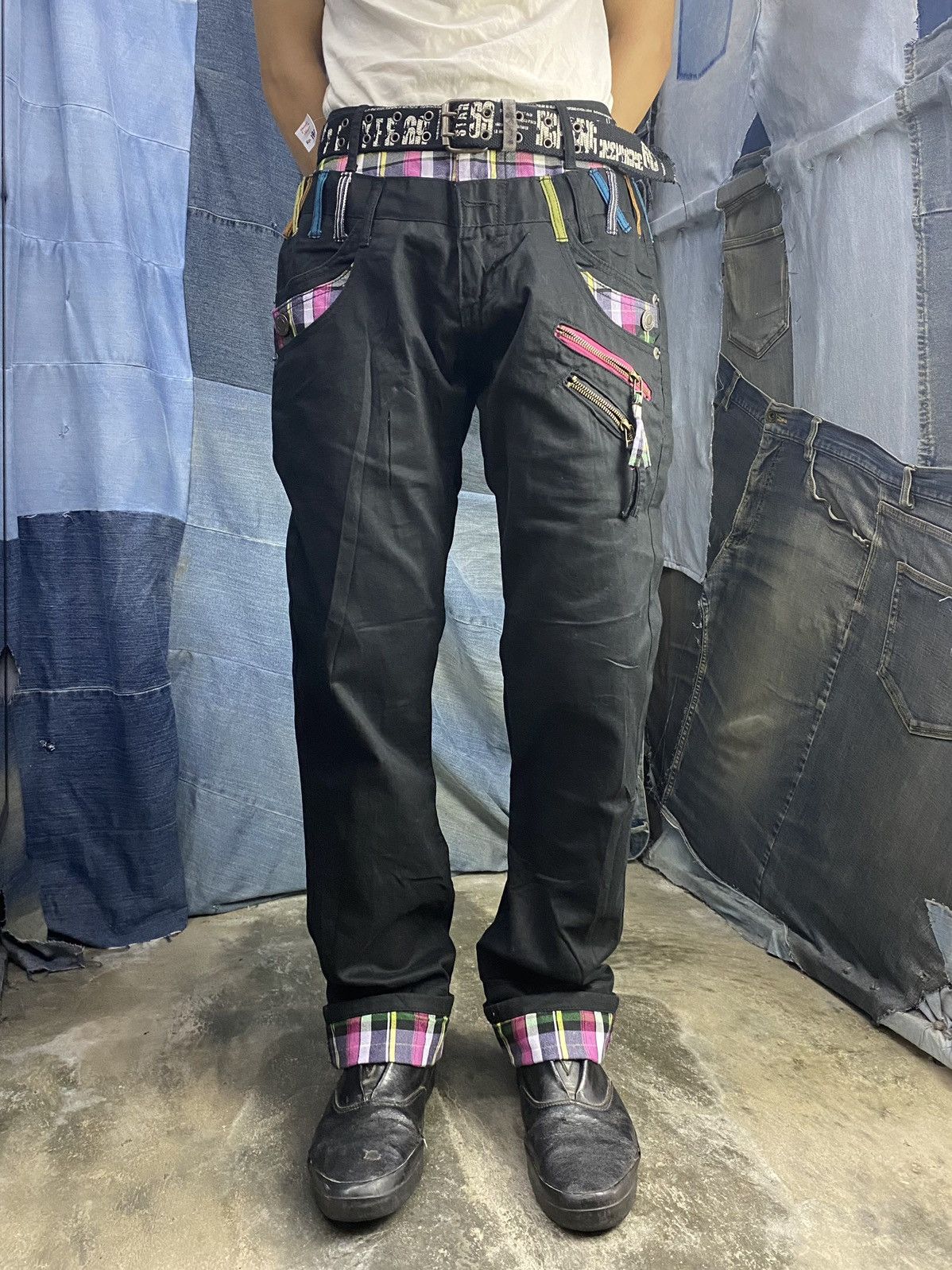 Beauty Beast × If Six Was Nine × Japanese Brand undefined double waist numbernine style japan 30x32 Size US 30 / EU 46 - 2 Thumbnail