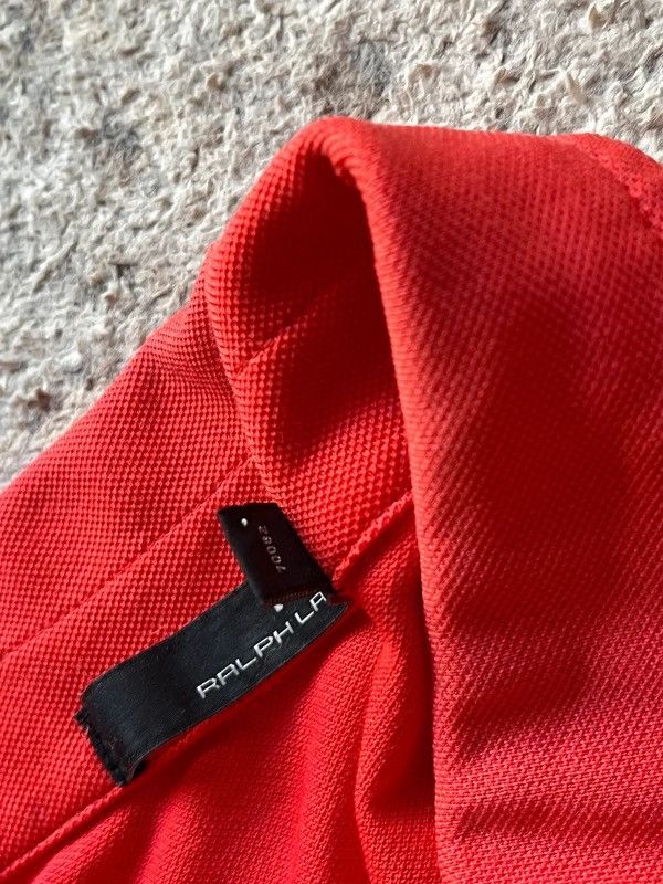 Polo Ralph Lauren RLX Polo Ralph Lauren Golf Sz L Red Rare Polo Shirt Size US L / EU 52-54 / 3 - 10 Thumbnail