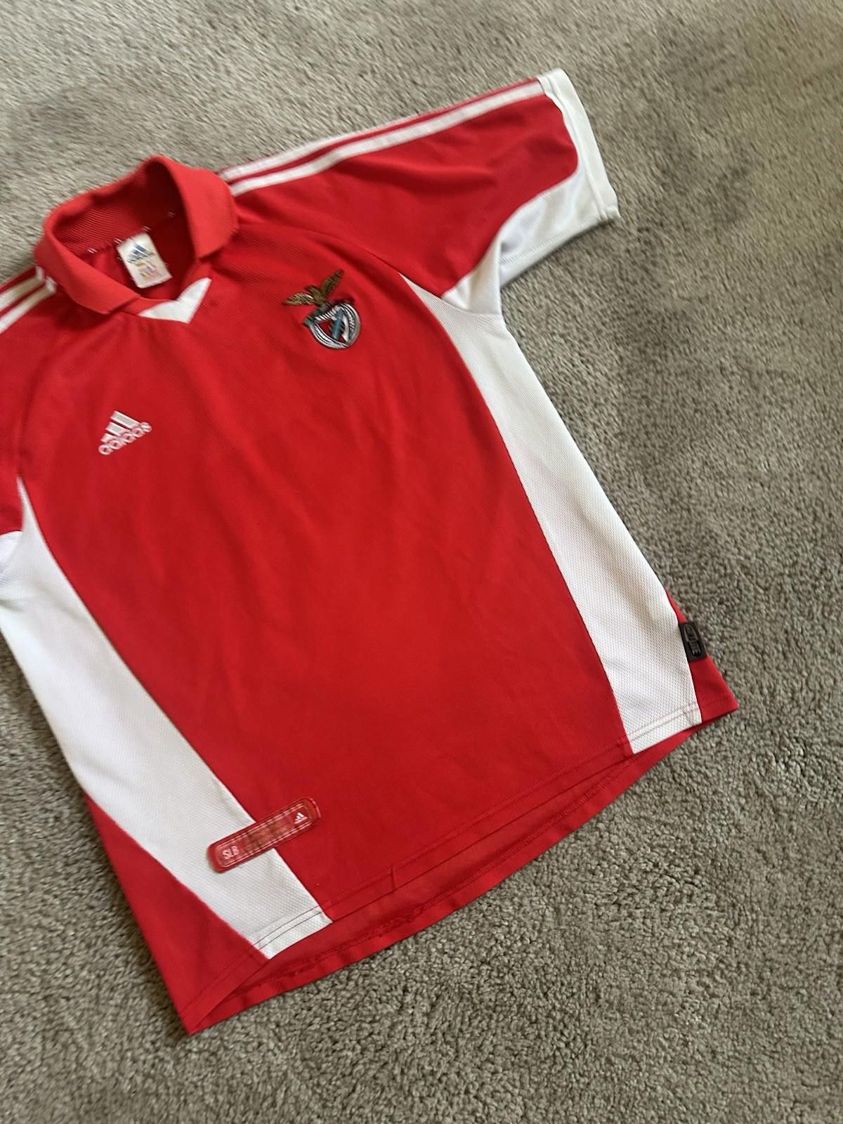 Adidas Benfica 2001-2002 Vintage Home Football Shirt Soccer Jersey Size US S / EU 44-46 / 1 - 2 Thumbnail