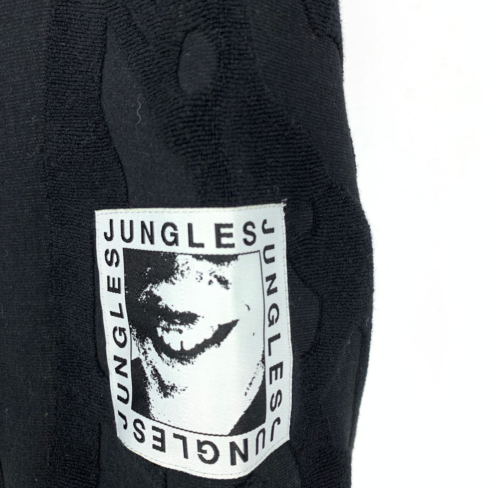 Jungles Jungles Towelling Hoodie Sweatshirt Mens S Black Terry Cloth Size US S / EU 44-46 / 1 - 3 Thumbnail