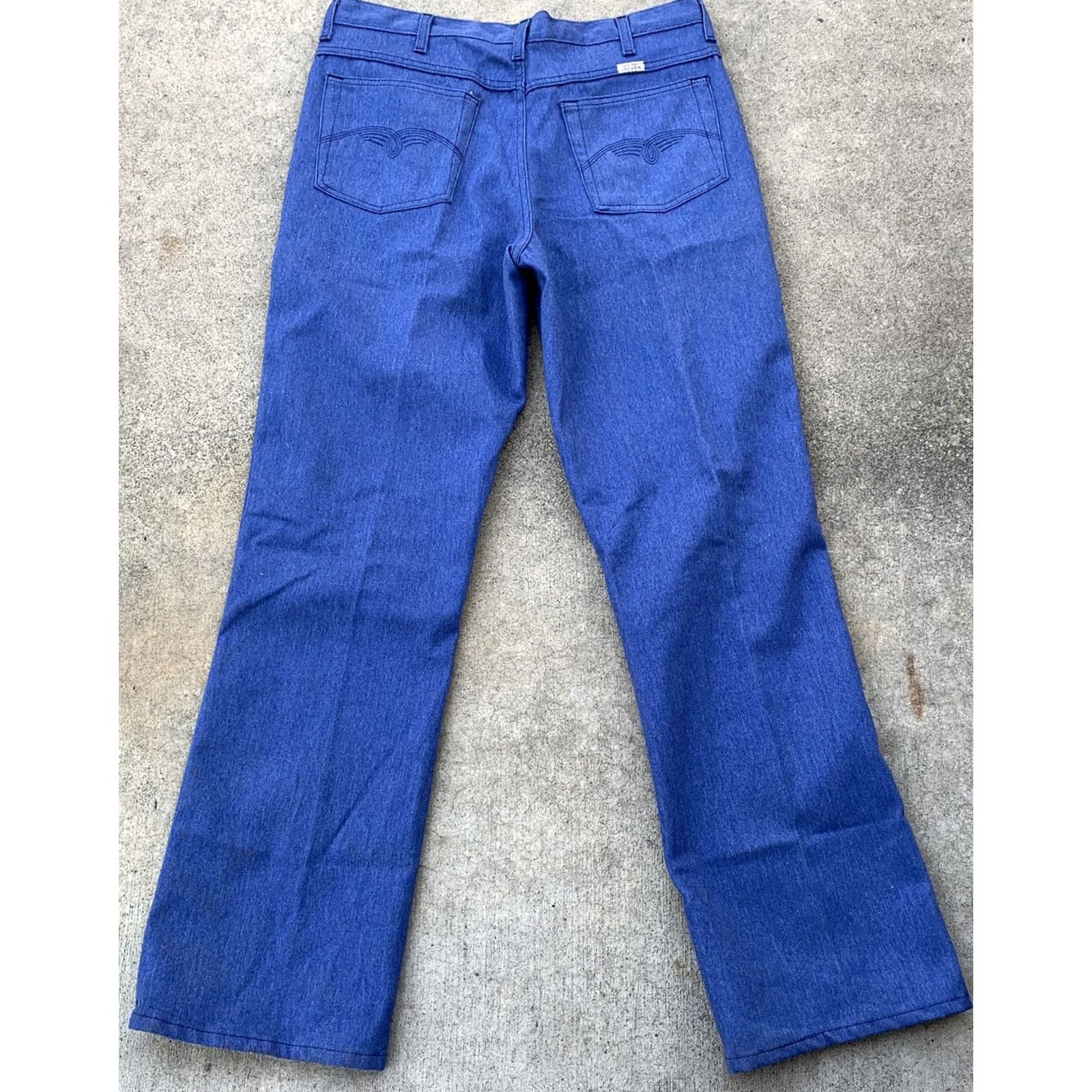 Vintage VINTAGE Sheplers Jeans Pants Western Cowboy Style 014070-82 Size 38 Cut 1951 37” Waist Blue Rockabilly Mens Jeans Size US 37 - 7 Thumbnail