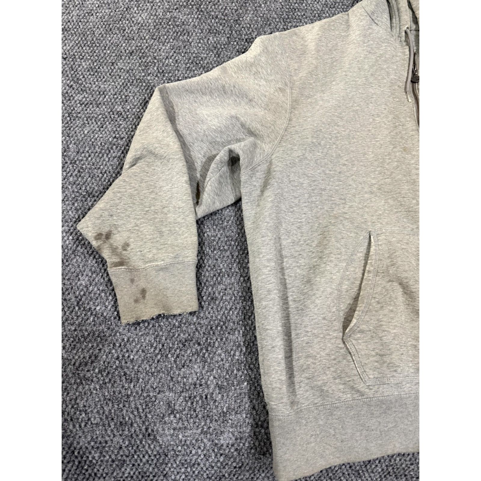 Jordan Brand Jordan Hoodie Mens XL Gray Full Zip Sweatshirt Fleece Jumpman Logo Athletic Size US XL / EU 56 / 4 - 3 Thumbnail