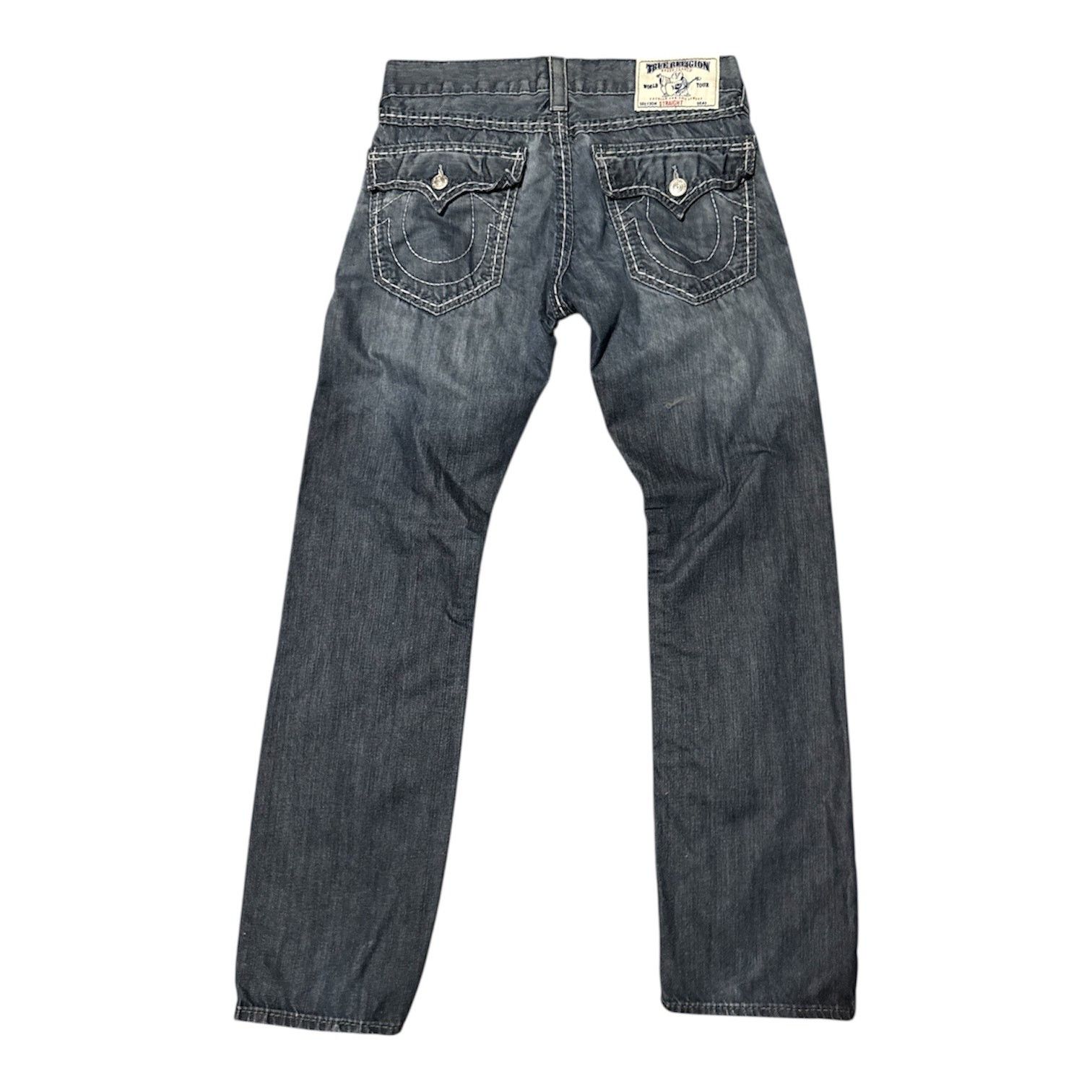 True Religion True Religion Ricky Super T&Big T Flap Pocket Straight Leg Size US 32 / EU 48 - 2 Thumbnail