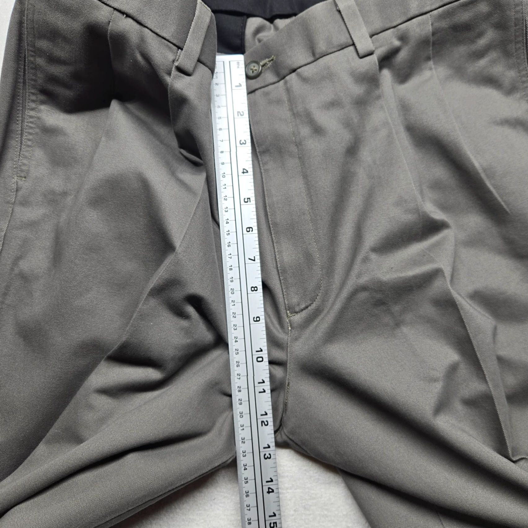 Savane Savane Pants Khakis Men 38 Regular Flat Front Cotton Gray Waist 38 Inseam 30 Vintage No? Size US 38 / EU 54 - 6 Thumbnail