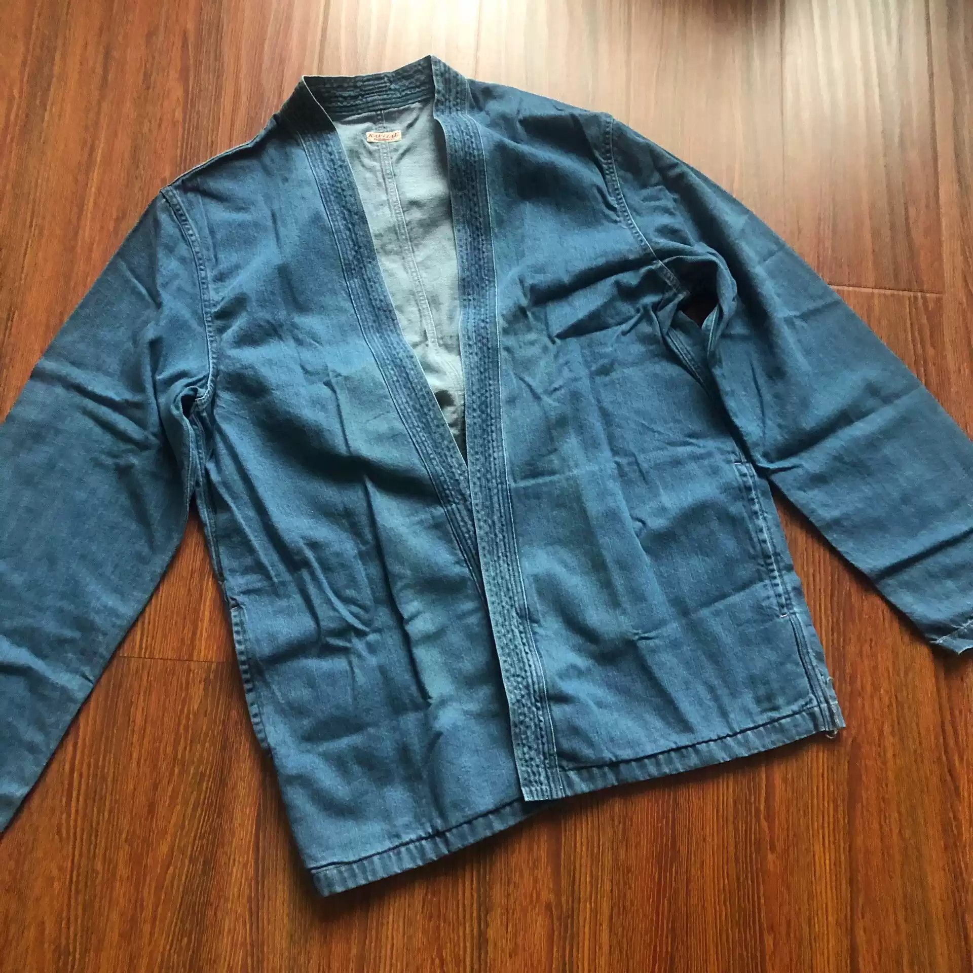 Kapital light blue dyed robe jacket
