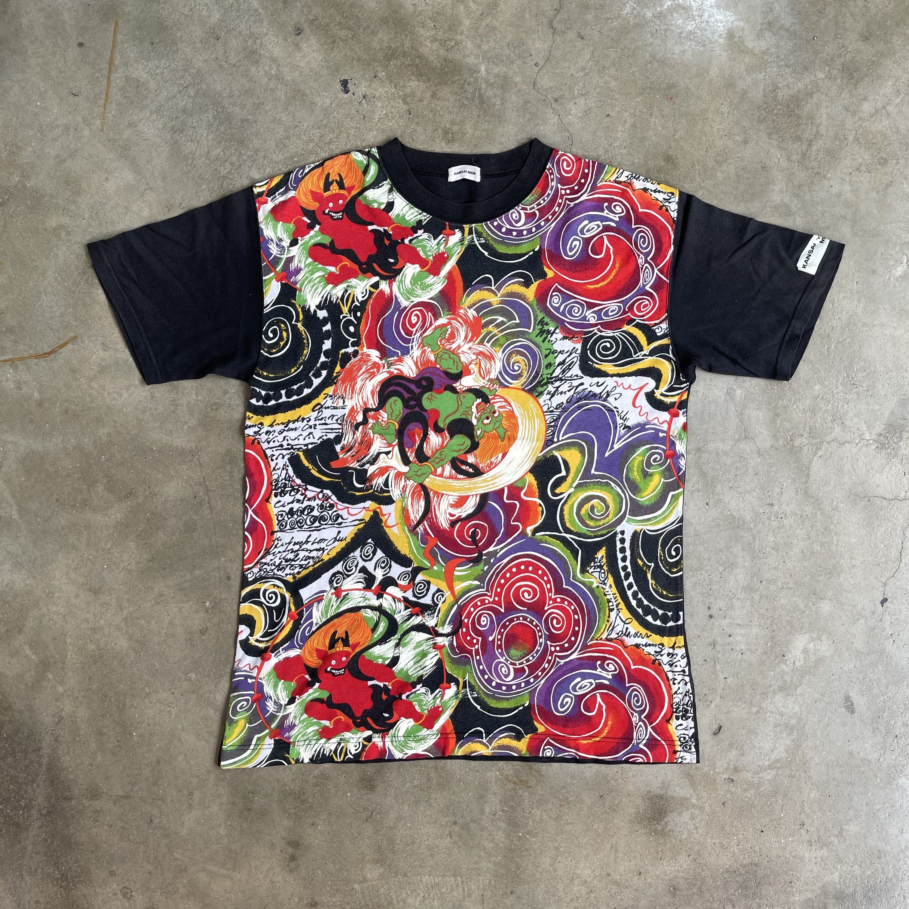 Japanese Brand Kansai Yamamoto Irezumi Oni Devil T-shirts Size US L / EU 52-54 / 3 - 1 Thumbnail
