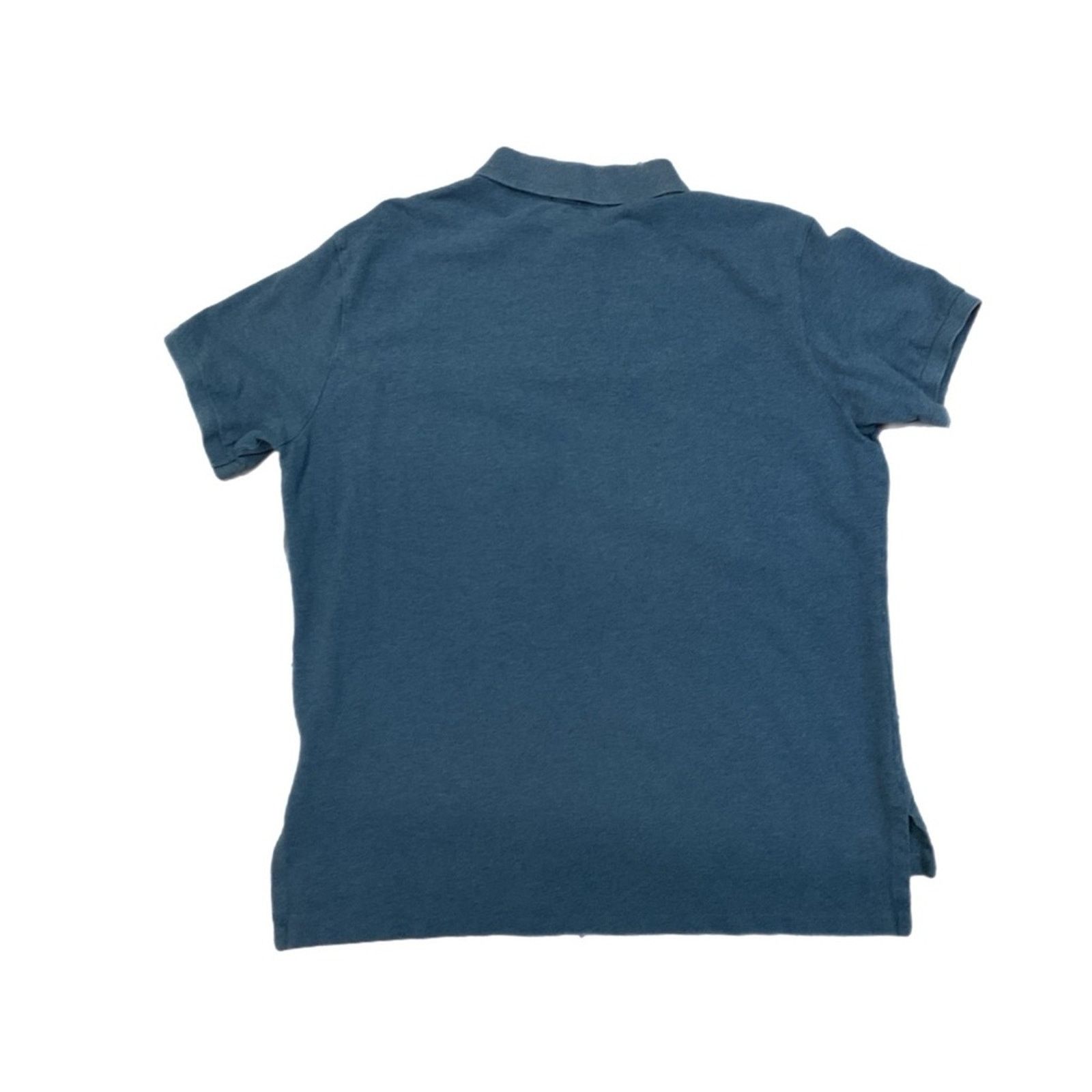 Polo Ralph Lauren Polo Ralph Lauren Blue Custom Fit Polo Shirt Size US XL / EU 56 / 4 - 2 Thumbnail