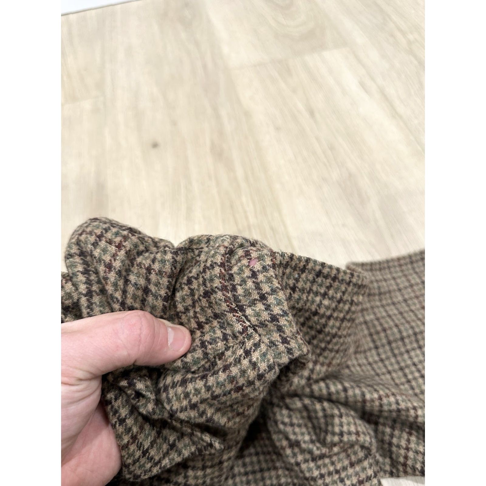Polo Ralph Lauren VINTAGE Polo Ralph Lauren Shirt Mens Medium Brown Wool Check Button-Up Elbow Patch 90s Outdoor Hunting Size US M / EU 48-50 / 2 - 6 Thumbnail