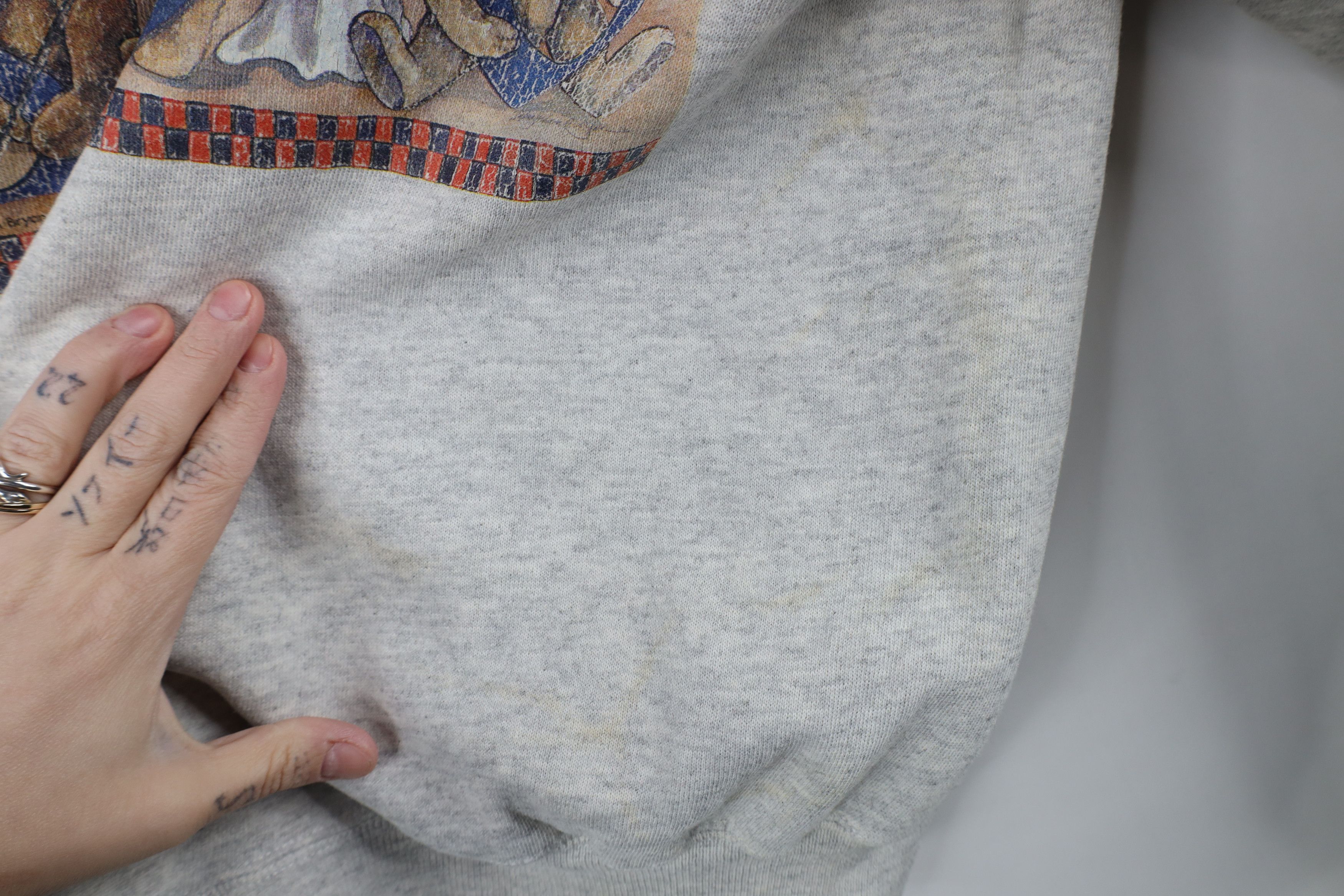 Vintage Vintage 90s Streetwear Halloween Teddy Bear Sweatshirt Size S / US 4 / IT 40 - 8 Thumbnail