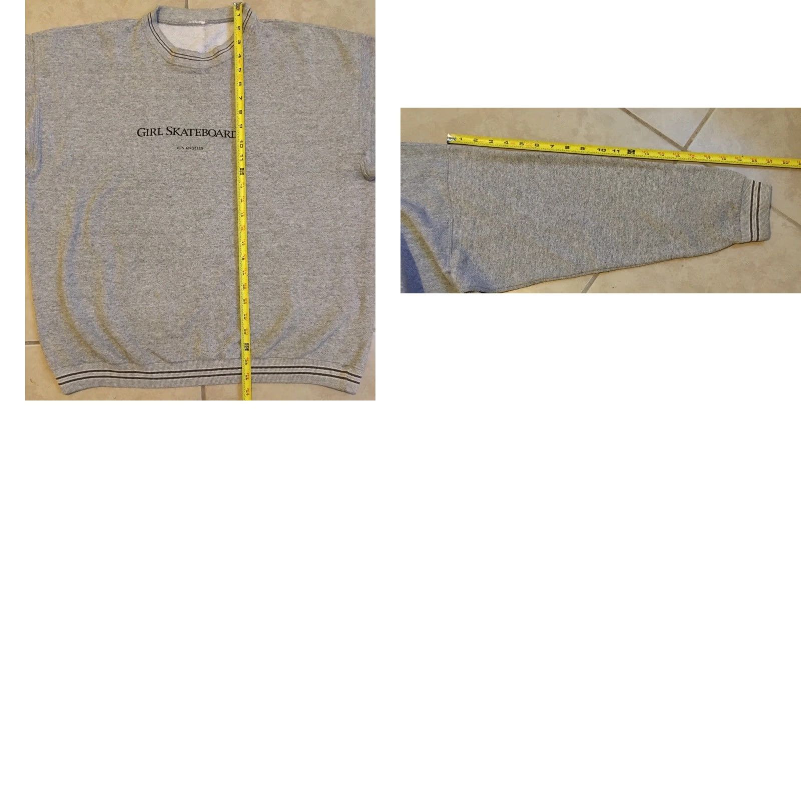 CHOCOOLATE Vtg 90s Girl Skateboards Faded Sweatshirt XL Boxy Fourstar Skate World Blind 101 Hoodie Mens Gray Size US XL / EU 56 / 4 - 8 Thumbnail