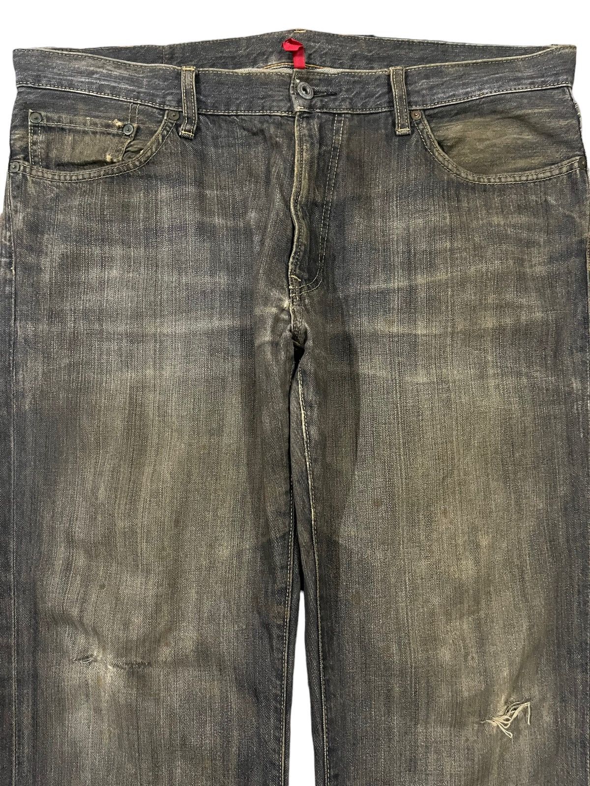 Uniqlo Vintage Japanese Uniqlo Faded Wash Style Baggy Jeans Size US 38 / EU 54 - 3 Thumbnail