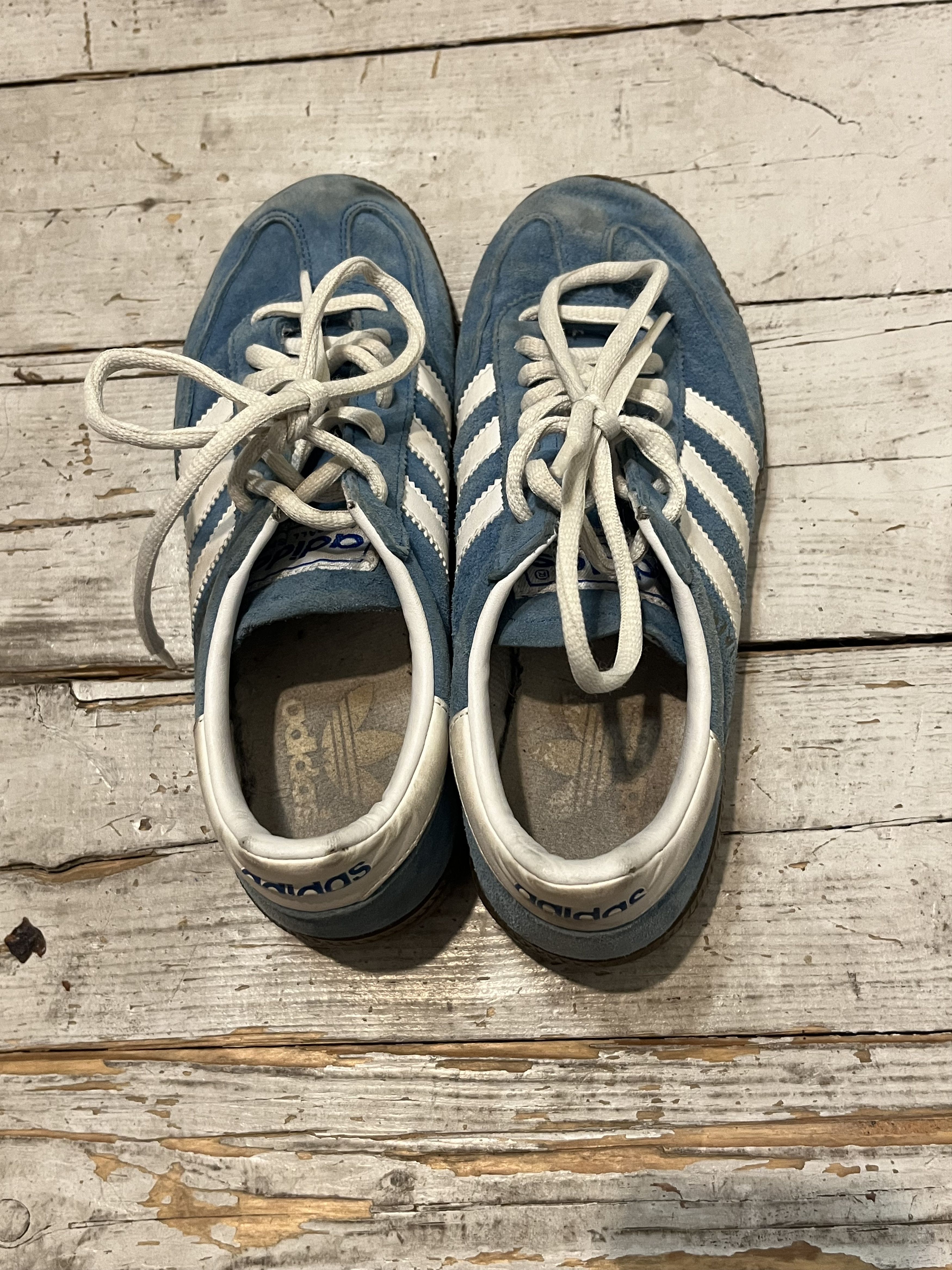 Adidas × Vintage Vintage Blue Adidas Spezial Handball Shoes Size US 4.5 / IT 34.5 - 7 Thumbnail