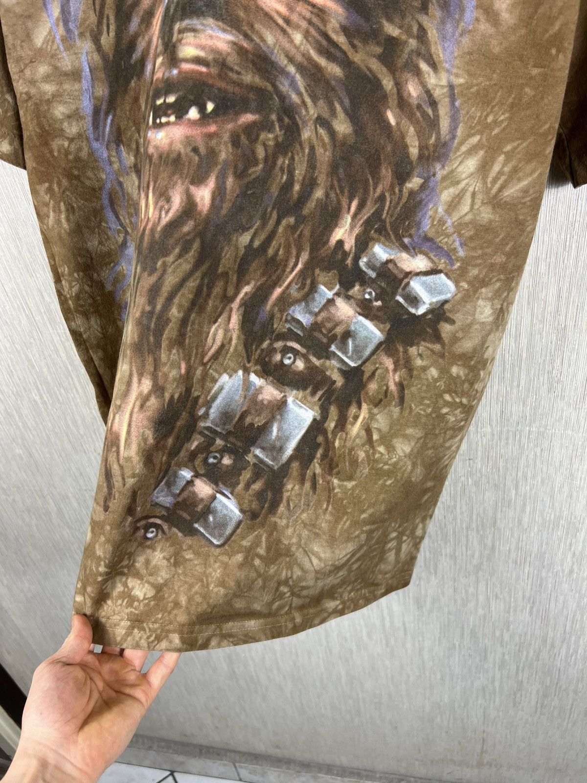 Liquid Blue Vintage 90s Liquid Blue Star Wars Chewbacca tie dye t-shirt Size US L / EU 52-54 / 3 - 16 Thumbnail