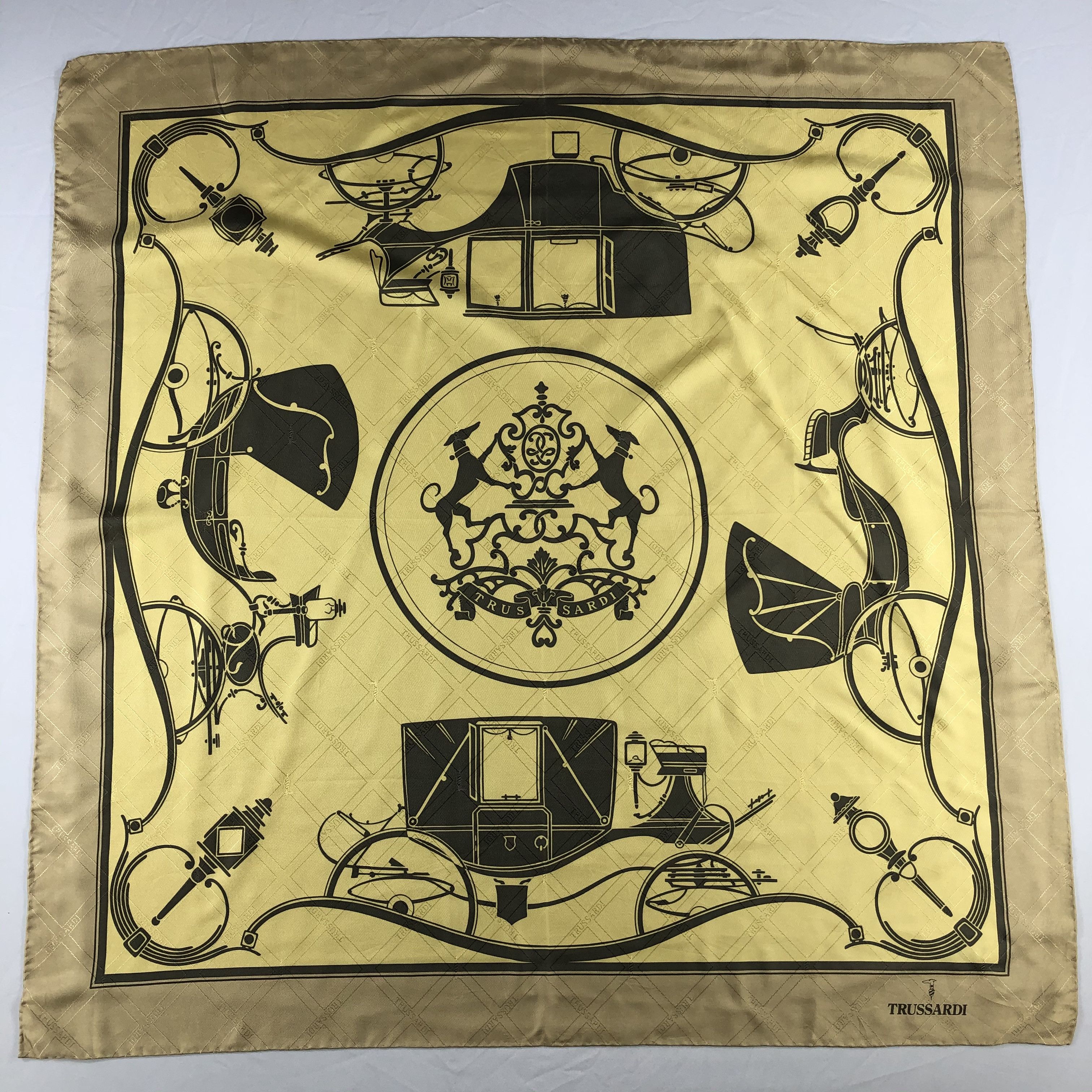 Trussardi Vintage Trussardi Silk Scarf Size ONE SIZE - 2 Thumbnail