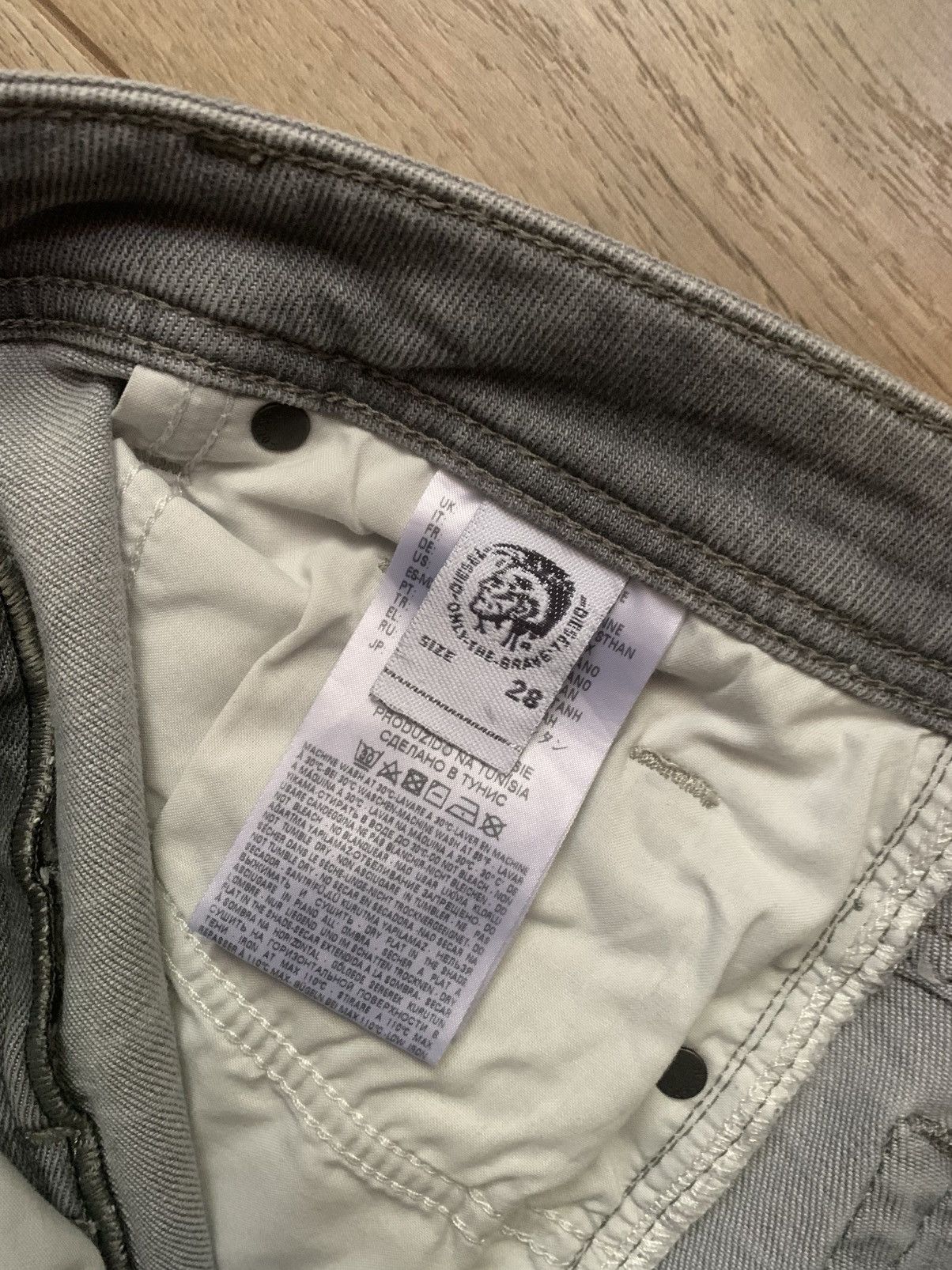 Diesel Diesel Thoshort Slim Gray Denim Shorts.W28 Size US 28 / EU 44 - 10 Thumbnail