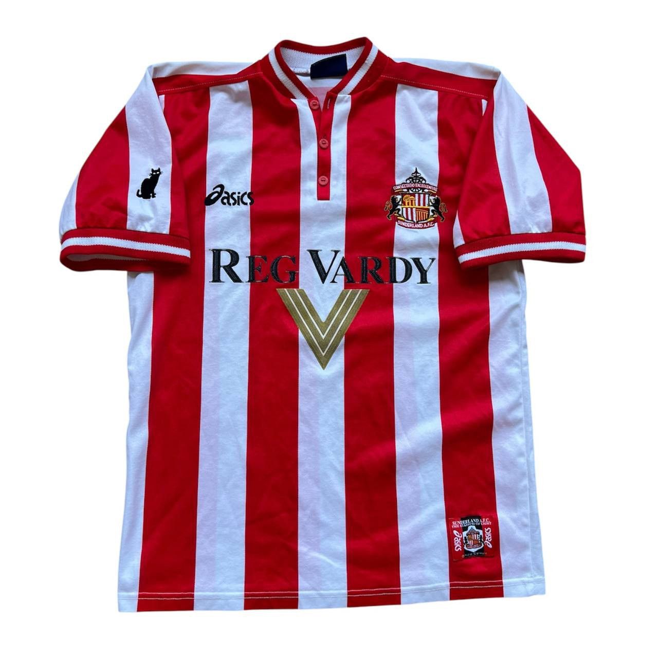 Vintage 1999/2000 SUNDERLAND HOME SOCCER JERSEY FOOTBALL SHIRT ASICS Size US S / EU 44-46 / 1 - 1 Thumbnail