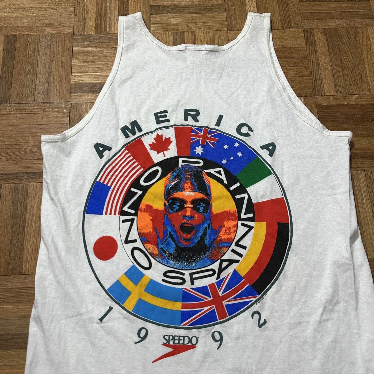 Speedo Vintage Speedo 1992 Barcelona Olympics tank top Size US L / EU 52-54 / 3 - 3 Thumbnail