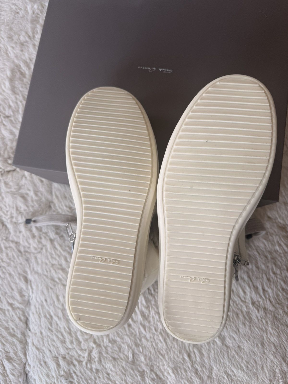 Rick Owens Milk Geobasket Size US 11 / EU 44 - 2 Thumbnail
