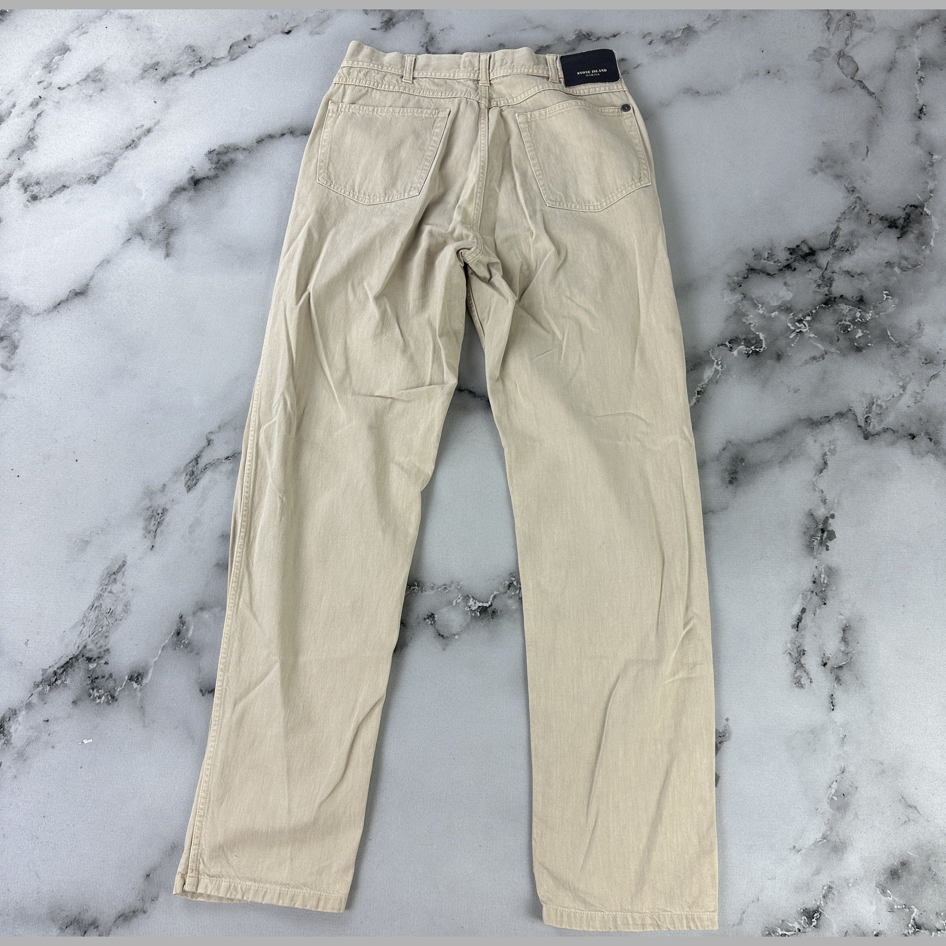 Stone Island Pantaloni Chino Stone Island Marina Cotone ’90s – 48 IT Size US 34 / EU 50 - 7 Thumbnail