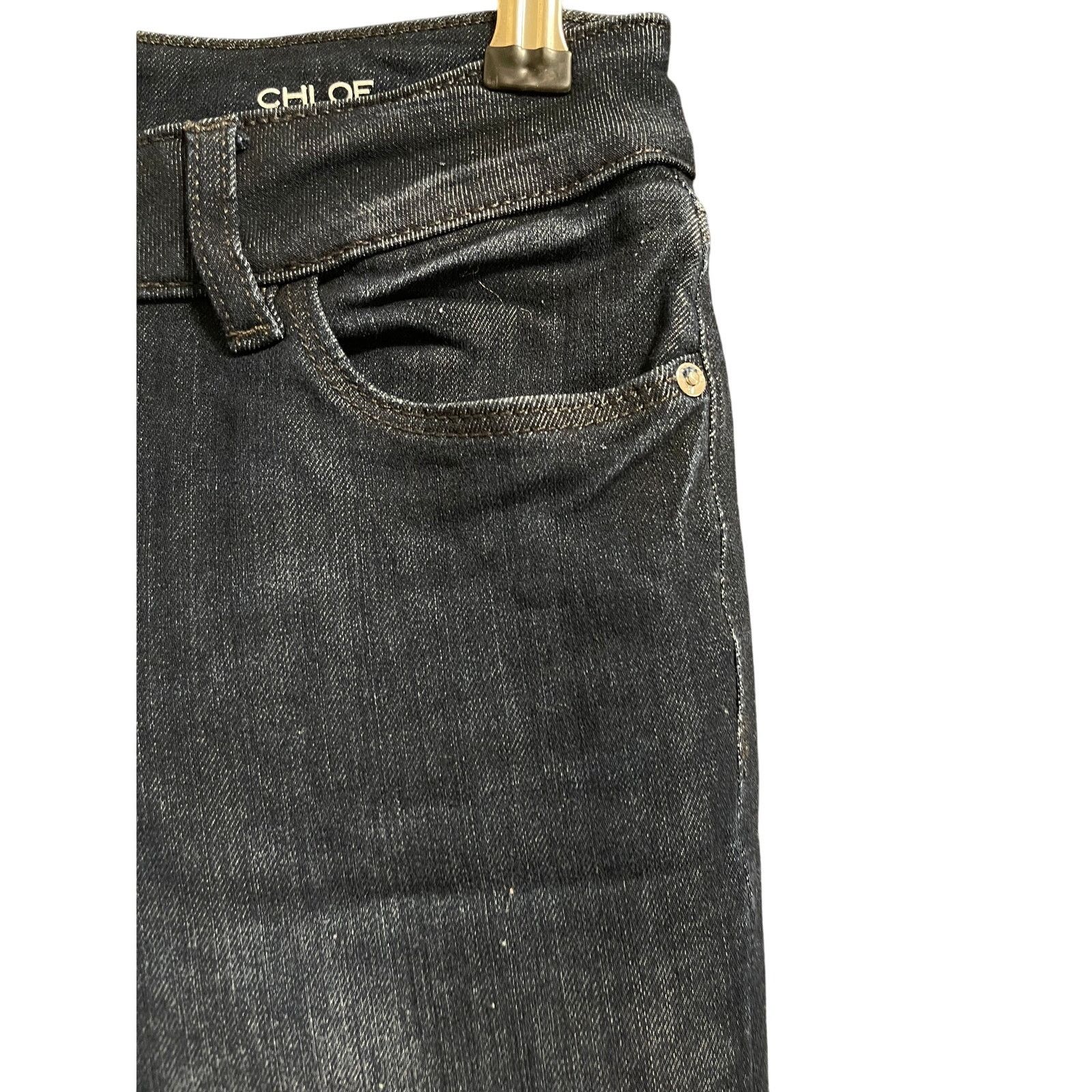DL1961 DL1961 Chloe Skinny Dark Blue Jeans - Size 14 Size 27" / US 4 / IT 40 - 6 Thumbnail