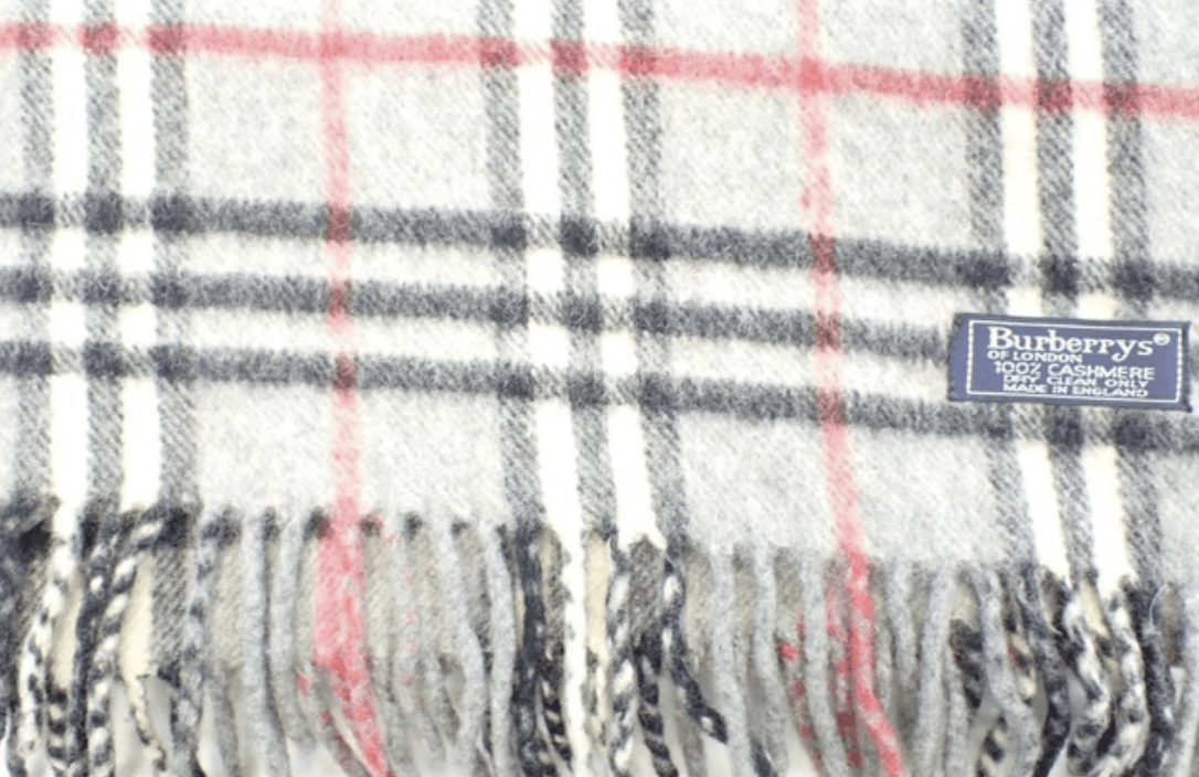 Burberry Burberry Scarf Vintage Burberrys of London 100% cashmere Size ONE SIZE - 4 Thumbnail