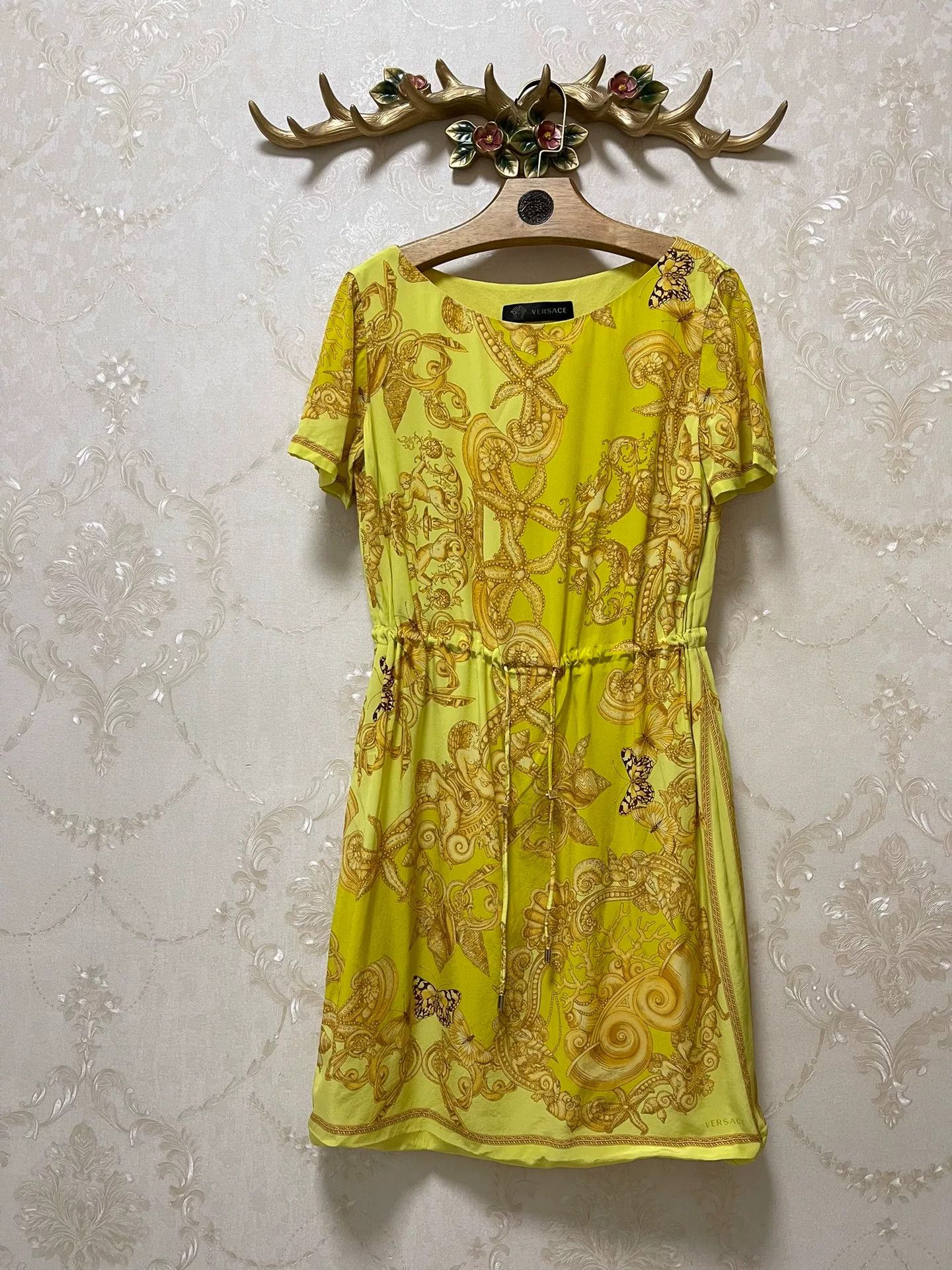 Versace Versace Ocean Series Silk Dress Size M / US 6-8 / IT 42-44 - 1 Thumbnail