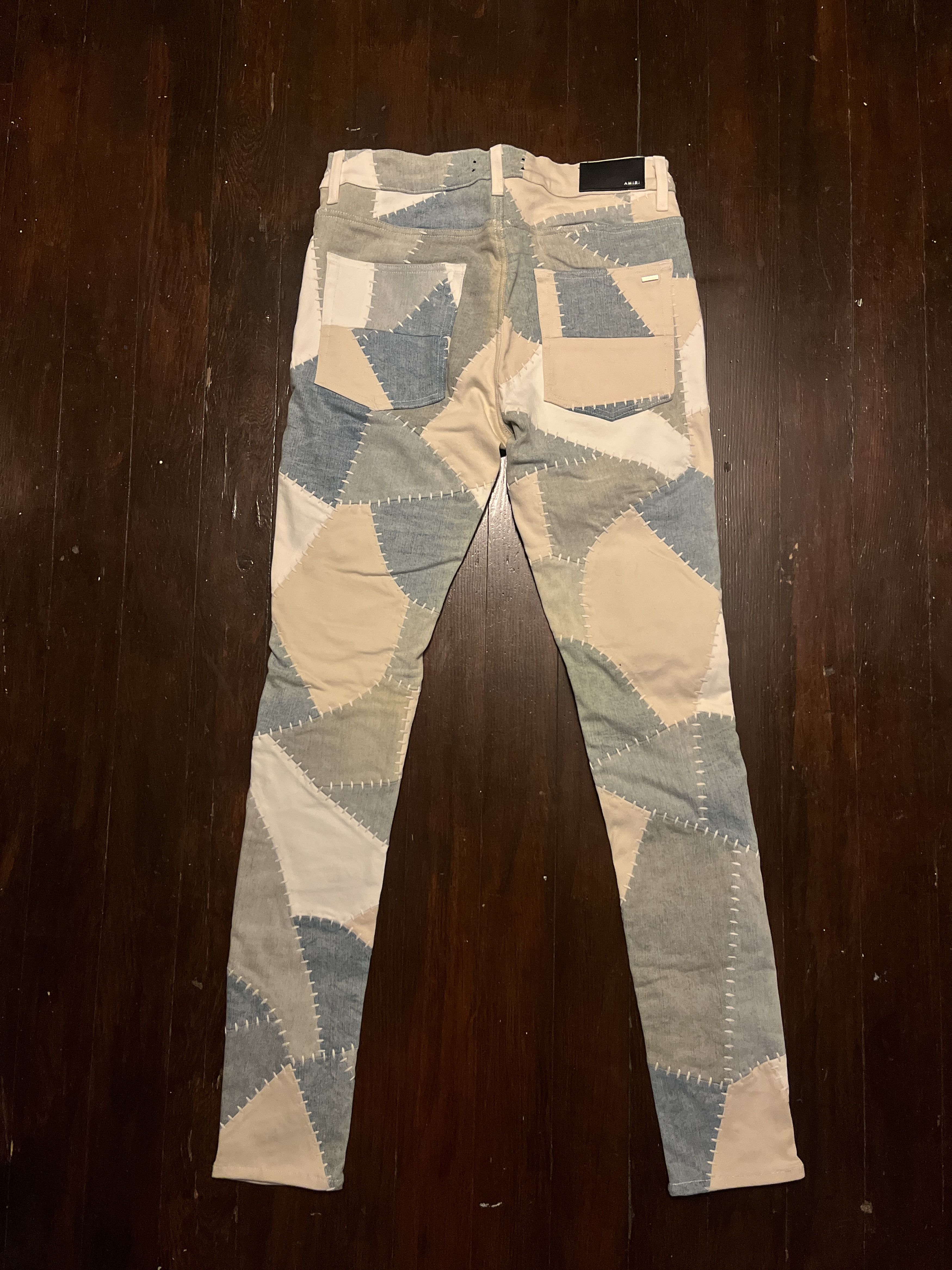 Amiri AMIRI PATCHWORK SKINNY JEANS Size US 33 - 2 Thumbnail