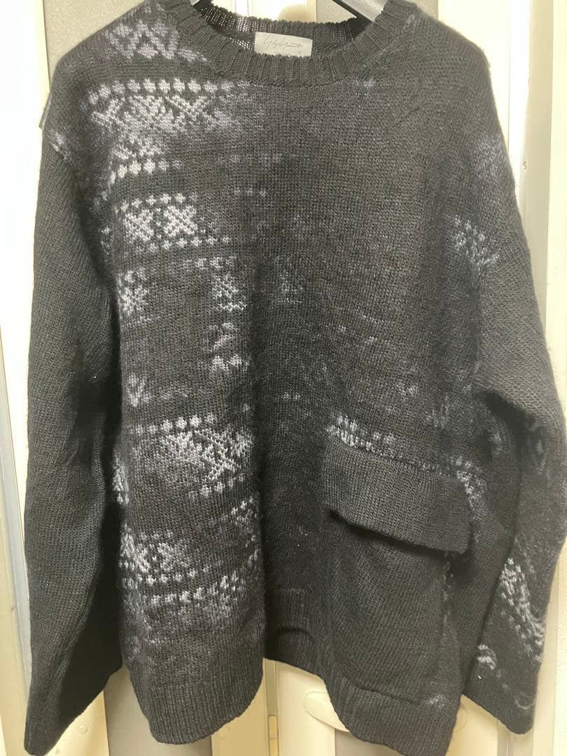Yohji Yamamoto yohji yamamoto 22AW unevenly dyed Nordic sweater Size US M / EU 48-50 / 2 - 1 Thumbnail