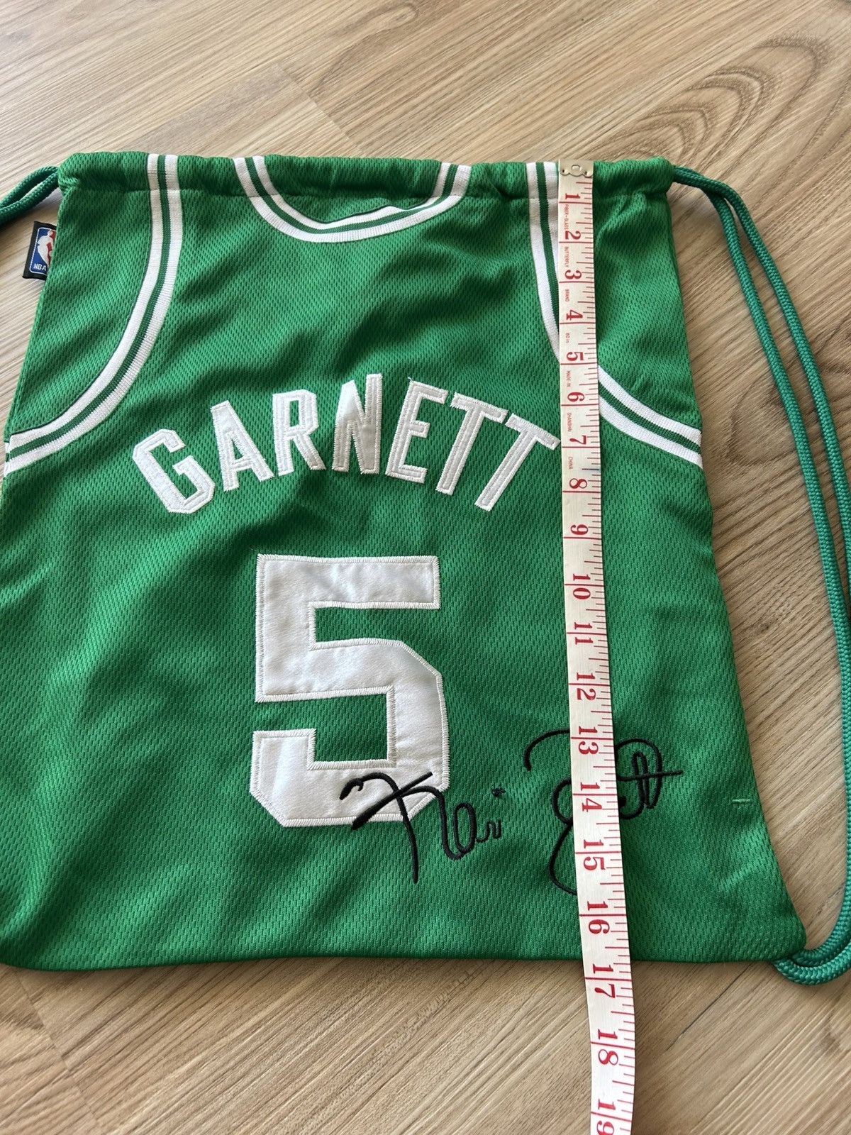 NBA NBA Kevin Garnett Boston Celtics Drawstring Backpack Size ONE SIZE - 7 Thumbnail