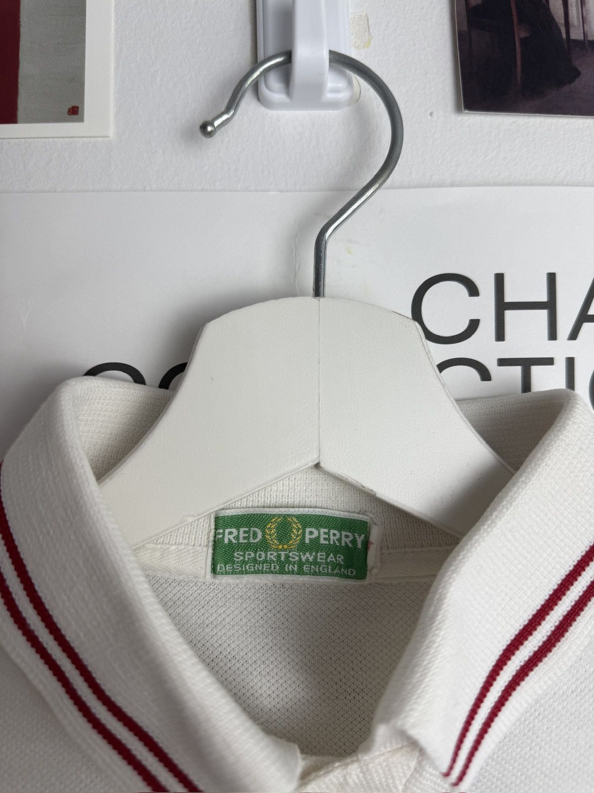 Fred Perry × Vintage Vintage 90s Fred Perry white polo t-shirt S punk designer y2k Size US S / EU 44-46 / 1 - 5 Thumbnail