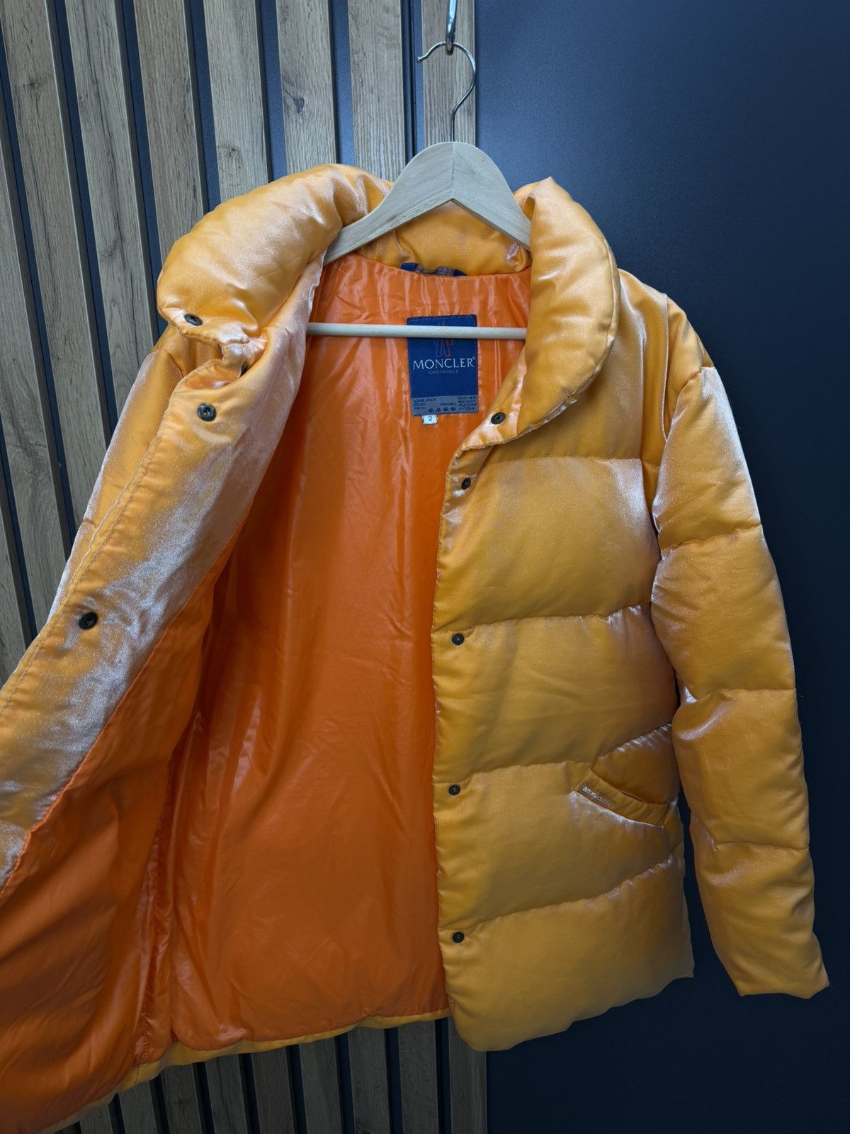 Moncler Grenoble Moncler Grenoble Women’s Orange Down Puffer Jacket Size 2 Size M / US 6-8 / IT 42-44 - 7 Thumbnail