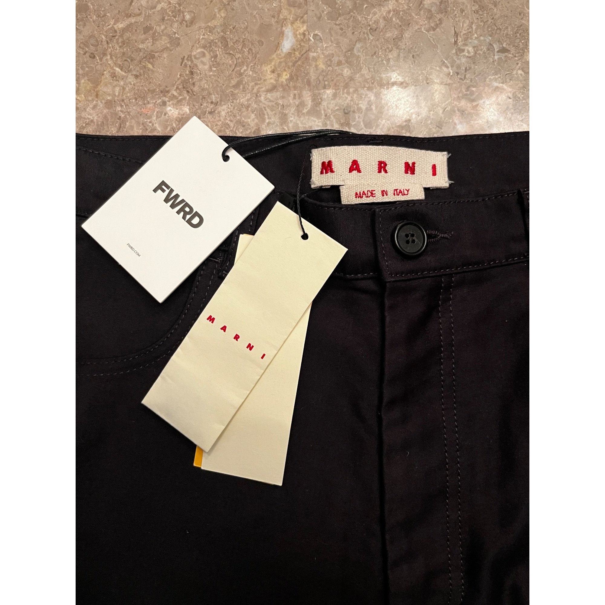 Marni Marni Trousers in Black 52 New Mens Cotton Denim Pants Jeans Size US 36 / EU 52 - 9 Thumbnail