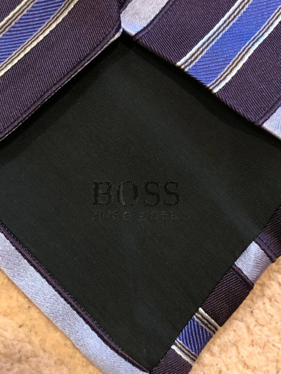 Hugo Boss Vintage print striped Tie Hugo Boss Y2K made in Italy Size ONE SIZE - 5 Thumbnail