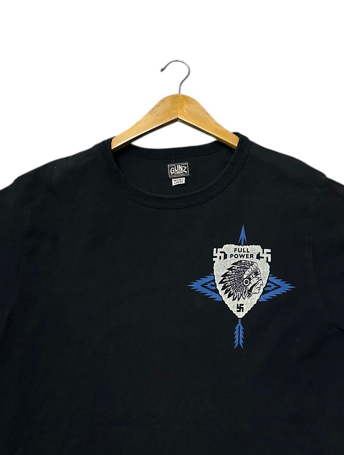 Japanese Brand Gunz wolfchief gasoline full power truck & motorcycles tee Size US L / EU 52-54 / 3 - 5 Thumbnail