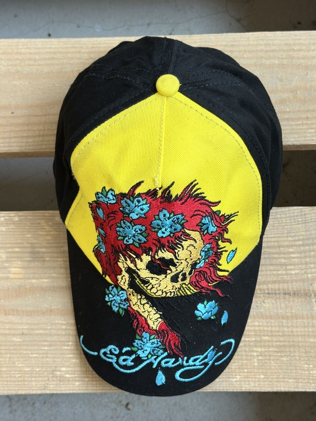 Ed Hardy Vintage Ed Hardy Christian Audigier Skull Cap Size ONE SIZE - 3 Thumbnail