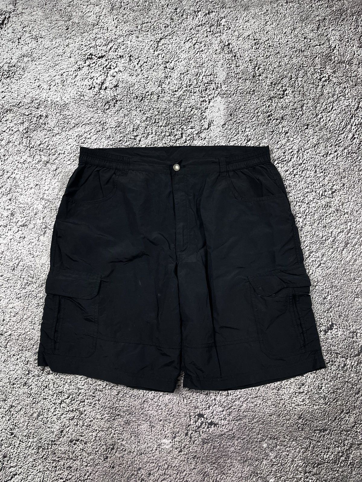 Japanese Brand Vintage Y2K Nylon Cargo Shorts casual streetwear Size US 36 / EU 52 - 1 Thumbnail