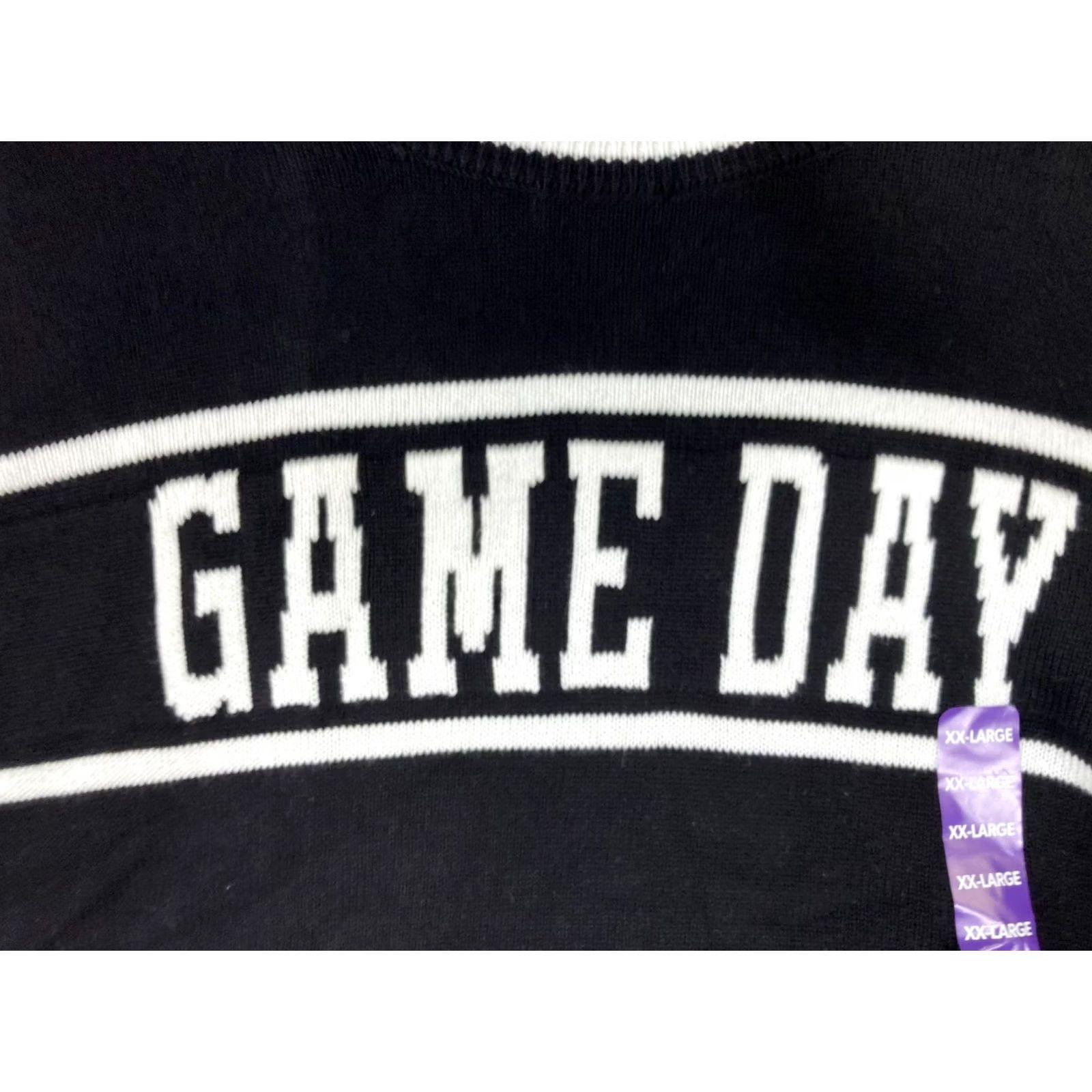 Vince Camuto Vince Camuto Pullover Sweater Womens 2XL Black Game Day Knit Long Sleeve NWT Size XXL / US 16-18 / IT 52-54 - 6 Thumbnail