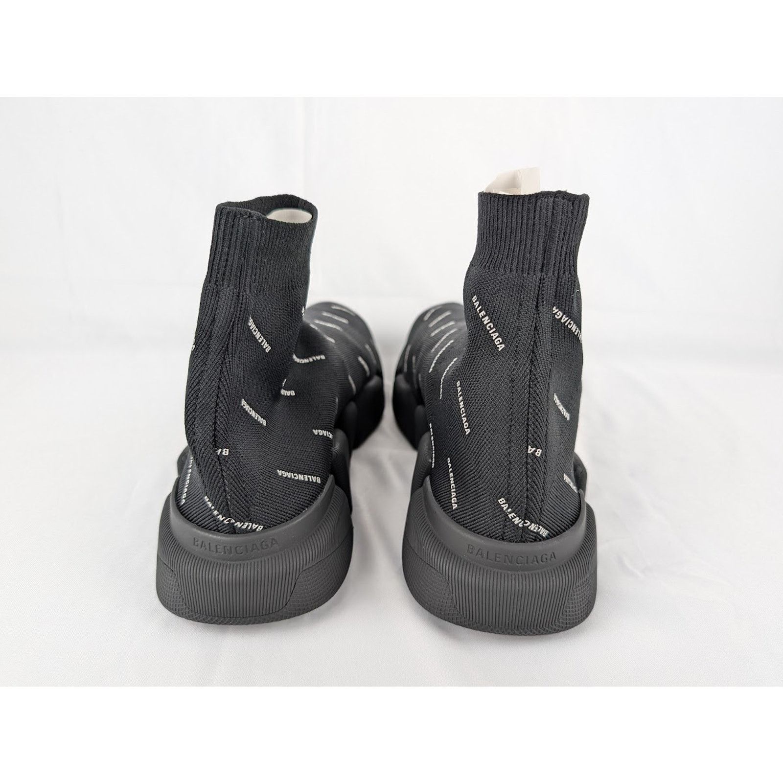 Balenciaga o1rshd1 Speed 2.0 LT Sneakers in Black/White Size US 12 / EU 45 - 8 Thumbnail