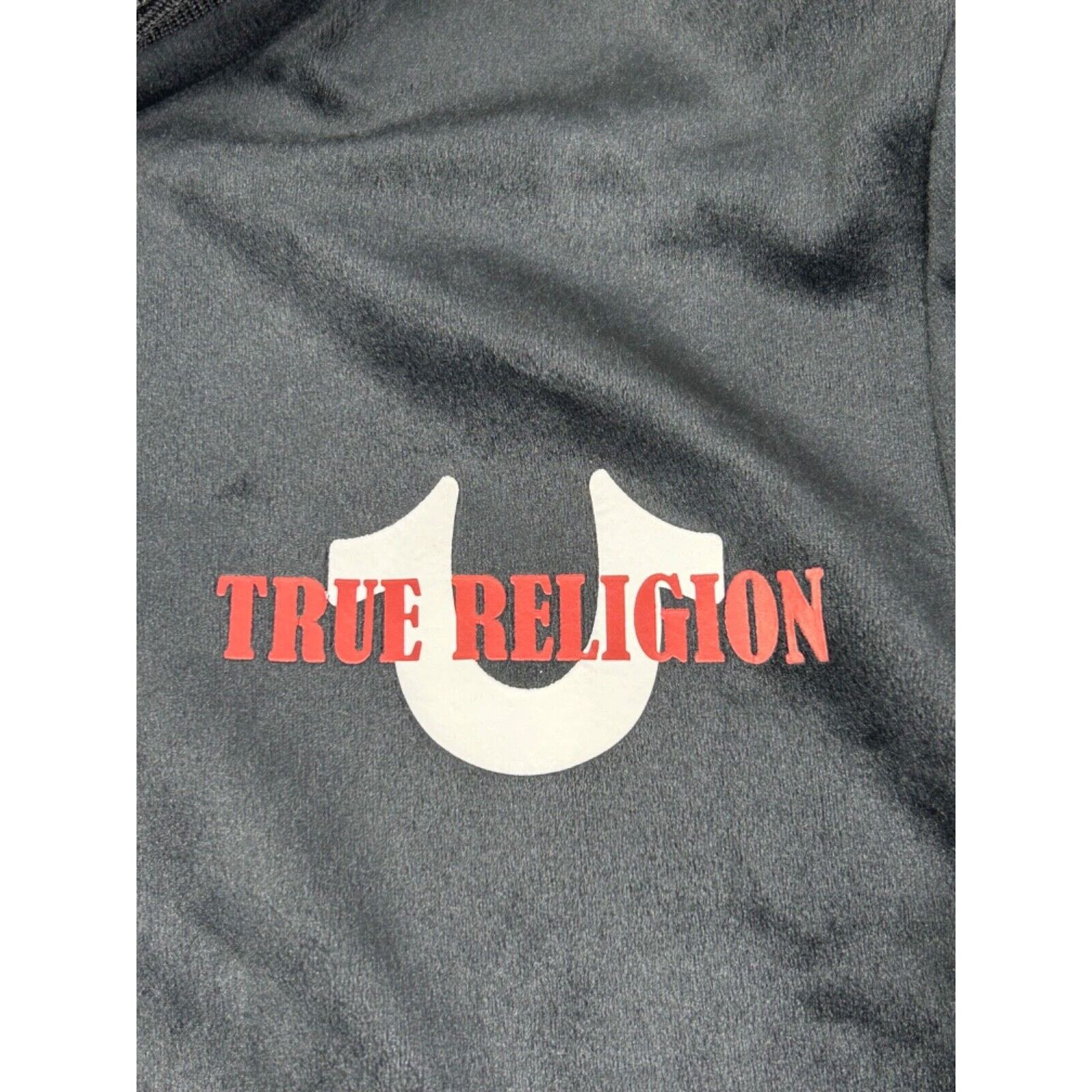 True Religion True Religion Velour Track Jacket Men’s Medium Black World Size US M / EU 48-50 / 2 - 2 Thumbnail