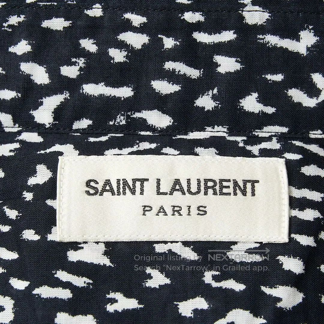 Saint Laurent Paris Saint Laurent Men's Polka Dot Long-Sleeve Shirt. Size US XS / EU 42 / 0 - 6 Thumbnail