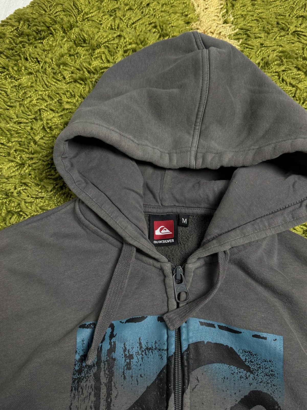 Quiksilver × Vintage Vintage Y2K Quiksilver Zip-Up Hoodie Size US M / EU 48-50 / 2 - 4 Thumbnail