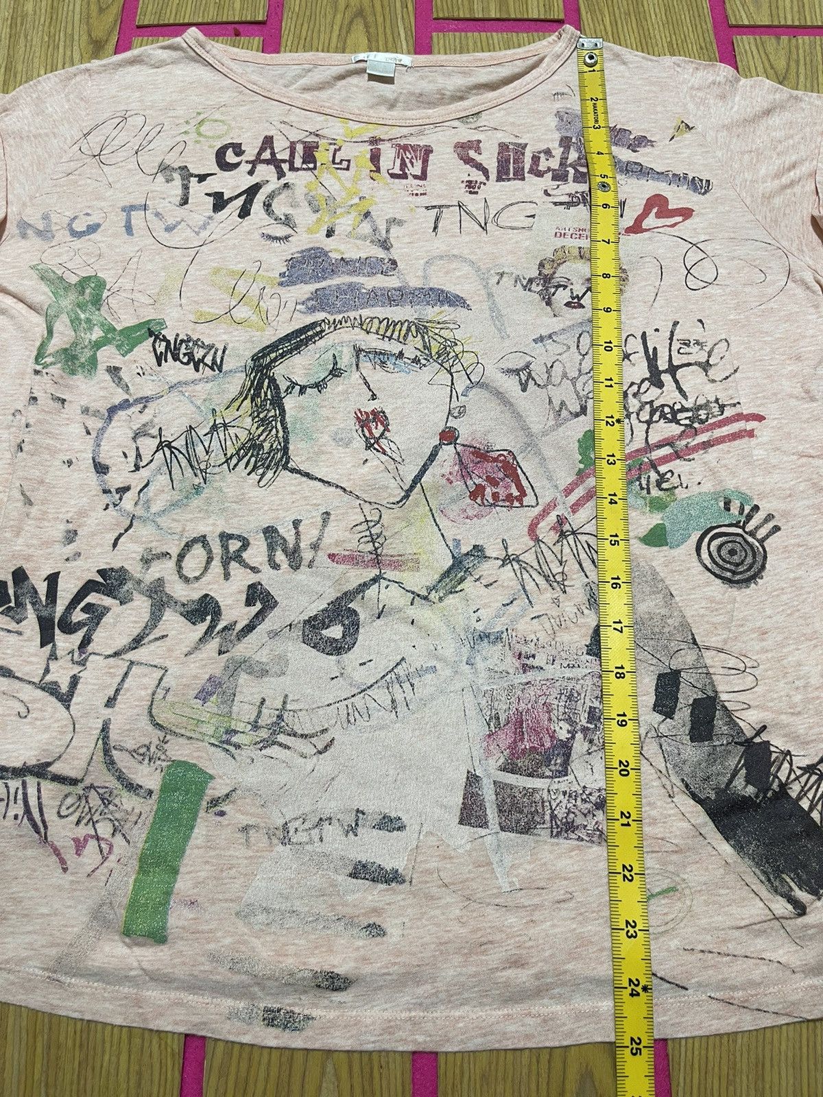 If Six Was Nine Y2K TNGTW long sleeve t-shirt with multi-colored graphics Size L / US 10 / IT 46 - 7 Thumbnail