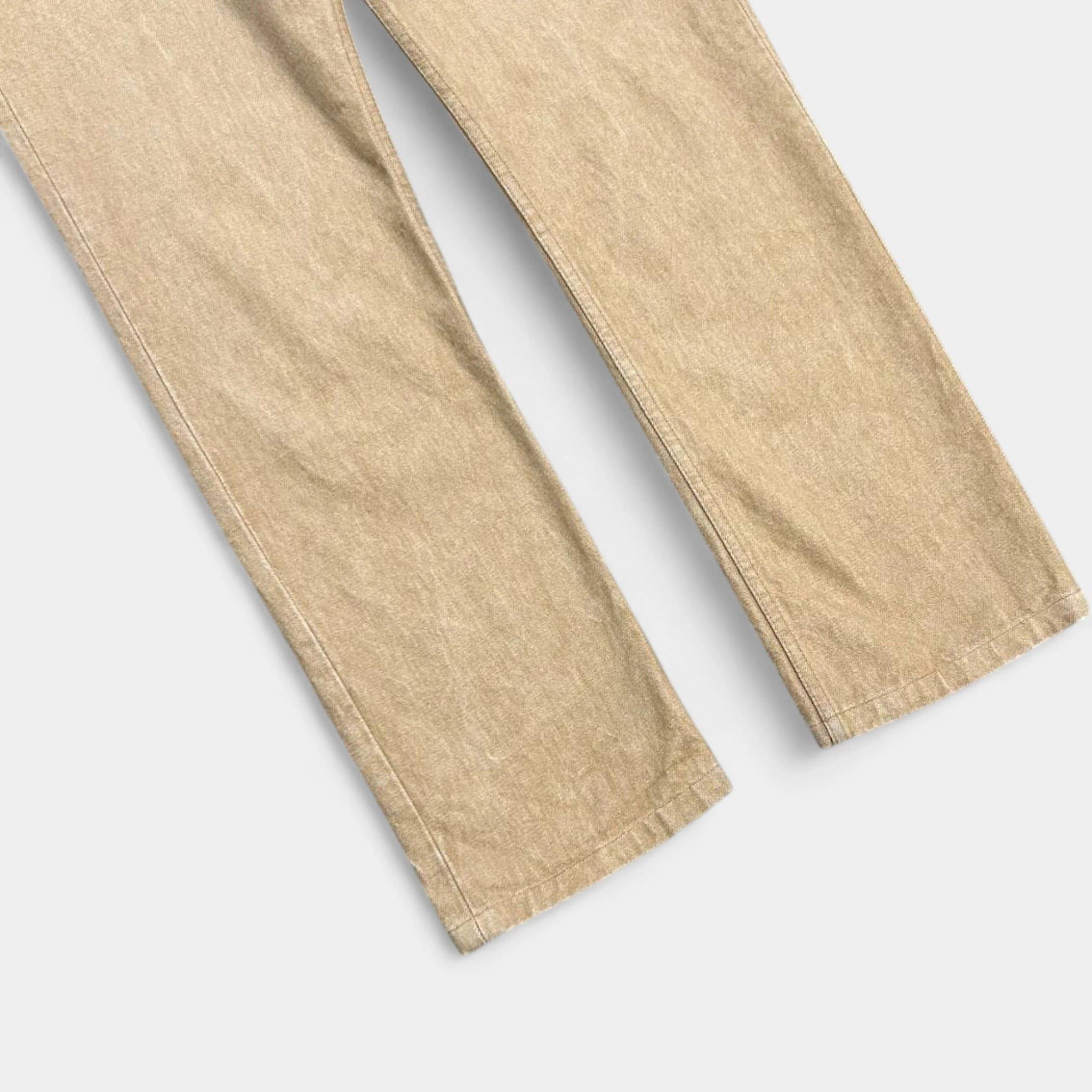 Helmut Lang Helmut Lang Classic Straight Leg Beige Brown Pants Size US 30 / EU 46 - 3 Thumbnail