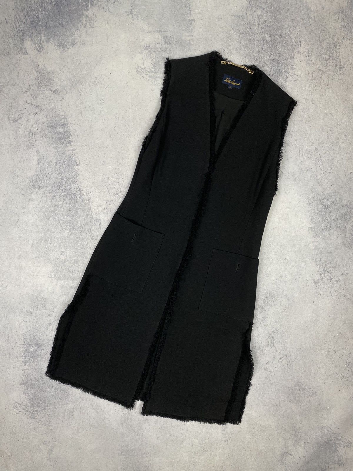 Designer Luisa Spagnoli Italy Designer Wool Long Vest Size S / US 4 / IT 40 - 2 Thumbnail