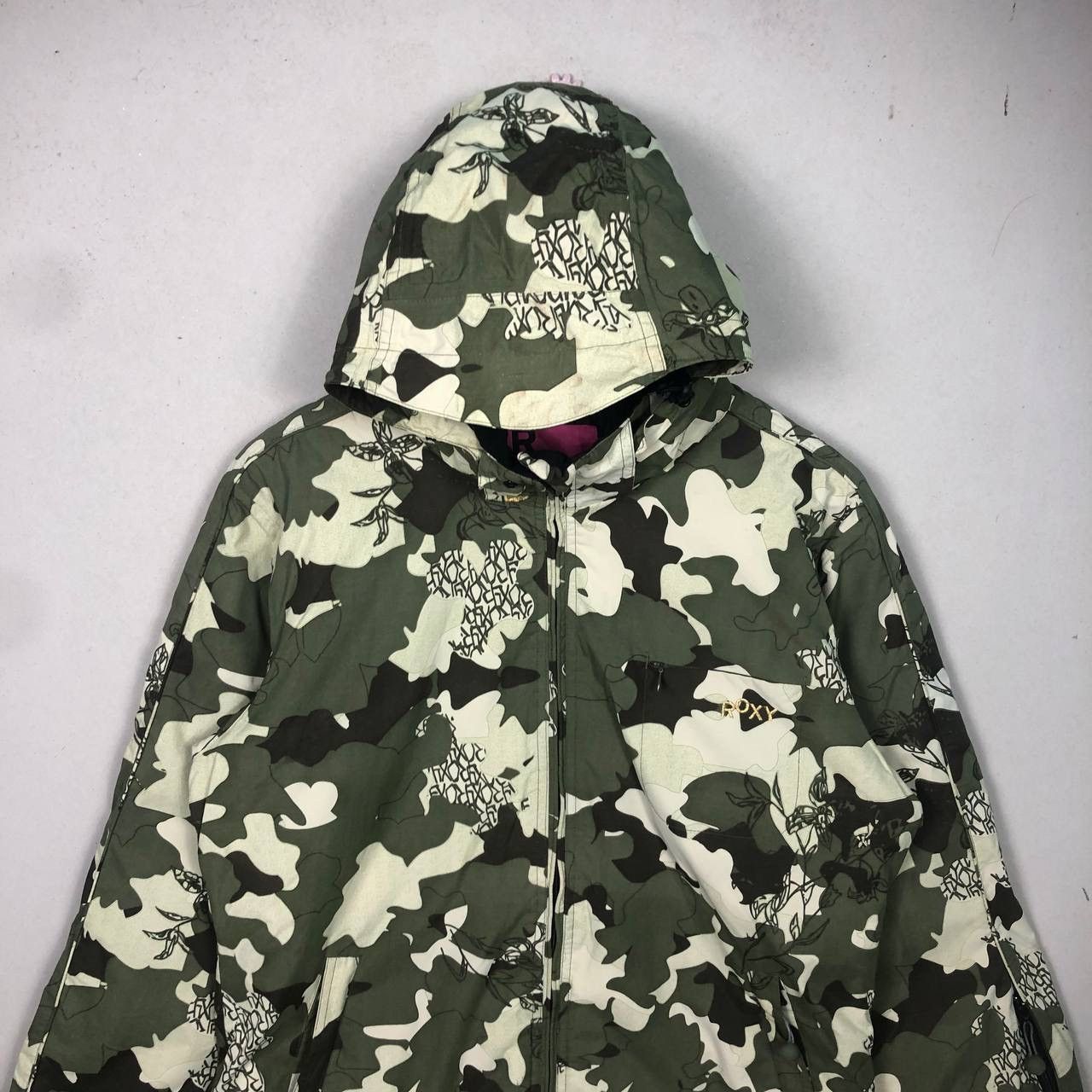 Other ROXY Camouflage Soft Shell Hooded Jacket Winter Fashion Size US L / EU 52-54 / 3 - 5 Thumbnail