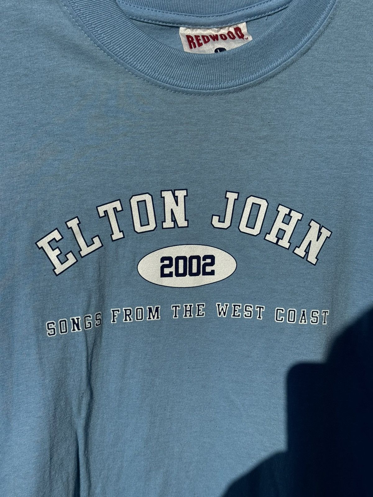 Band Tees 2002 Elton John Redwood Tshirt Vintage baby blue Size US L / EU 52-54 / 3 - 3 Thumbnail